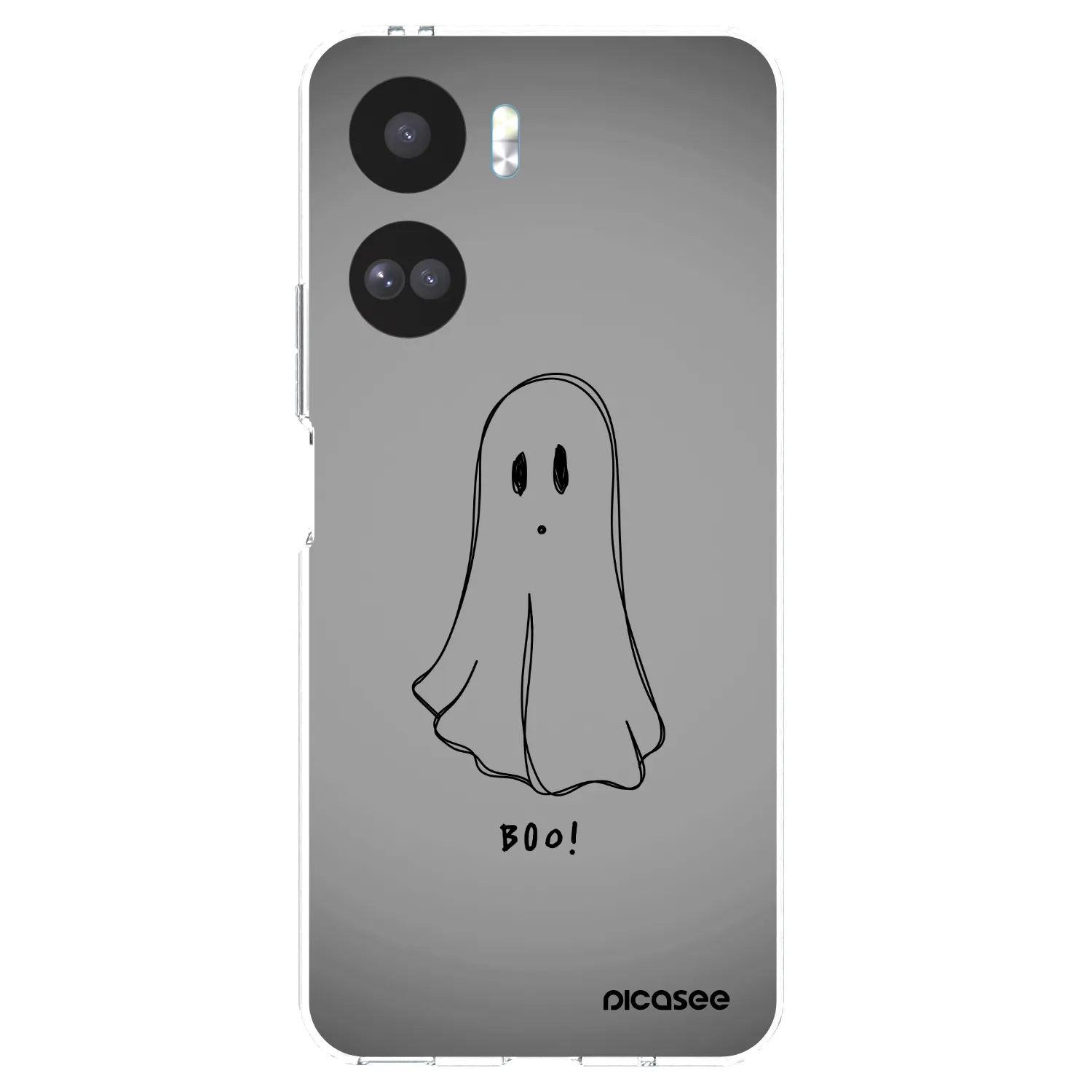 Picasee silikonowe przeźroczyste etui na Honor 90 Lite 5G - Ghost