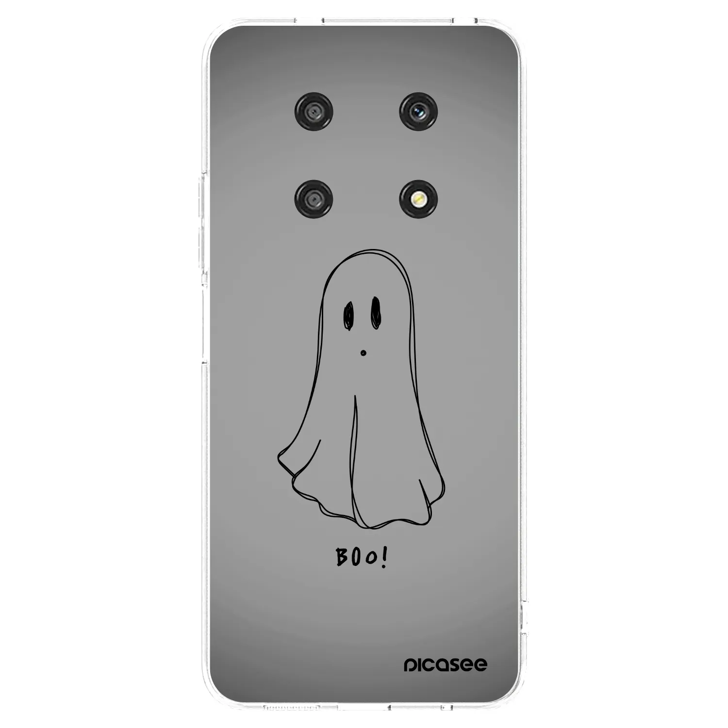 Picasee silikonowe przeźroczyste etui na Honor Magic4 Lite 5G - Ghost