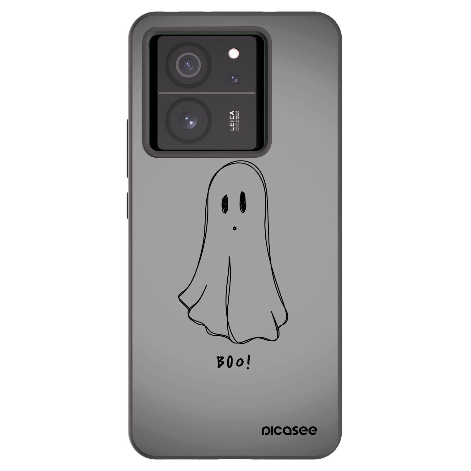Picasee silikonowe czarne etui na Xiaomi 13T Pro - Ghost