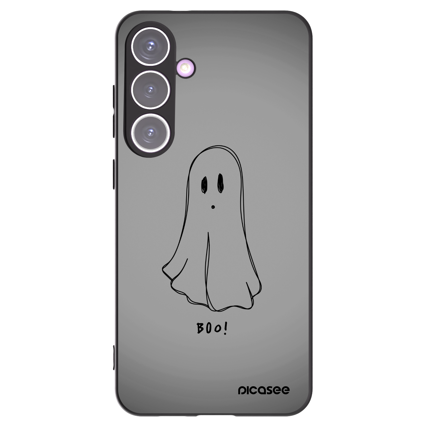 Picasee silikonowe czarne etui na Samsung Galaxy S24+ S926B 5G - Ghost