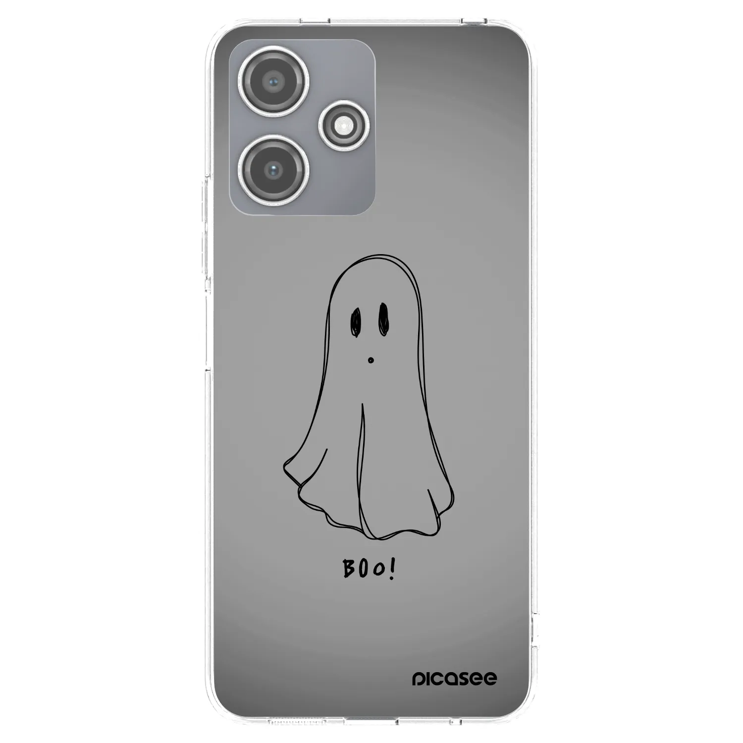 Picasee silikonowe przeźroczyste etui na Xiaomi Redmi 12 5G - Ghost