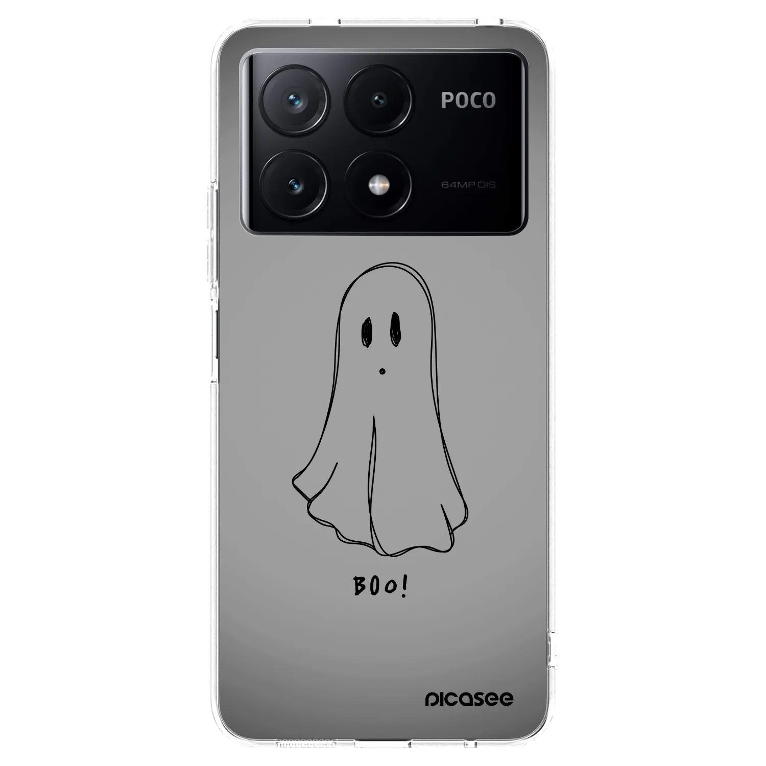 Picasee silikonowe przeźroczyste etui na Xiaomi Poco X6 Pro - Ghost