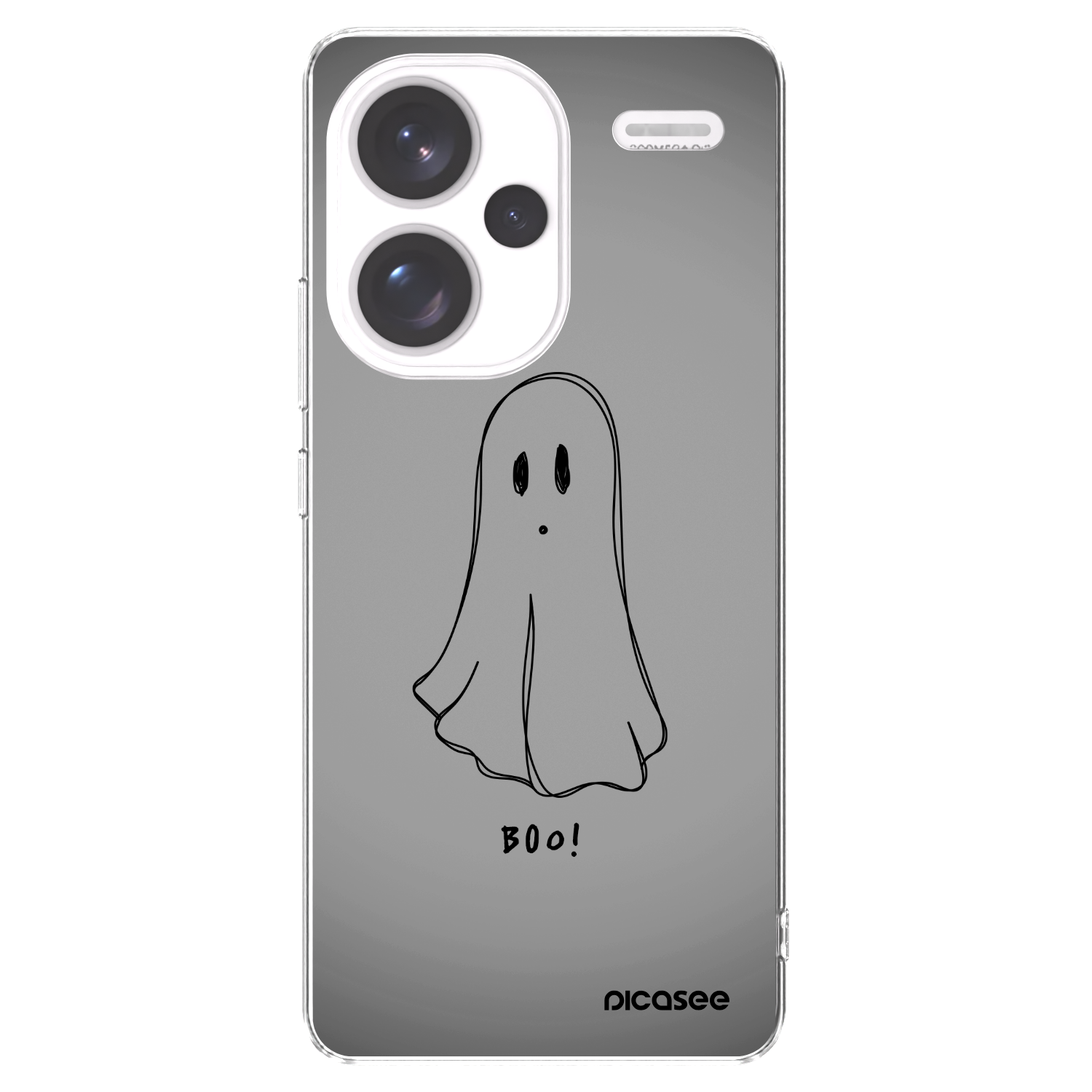 Picasee silikonowe przeźroczyste etui na Xiaomi Redmi Note 13 Pro+ 5G - Ghost