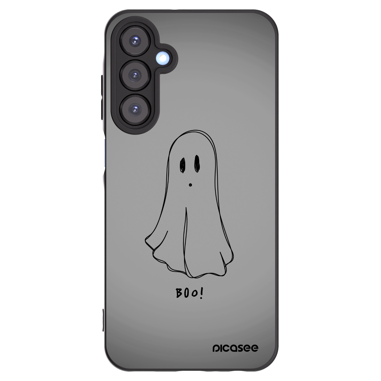 Picasee silikonowe czarne etui na Samsung Galaxy A25 A256B 5G - Ghost