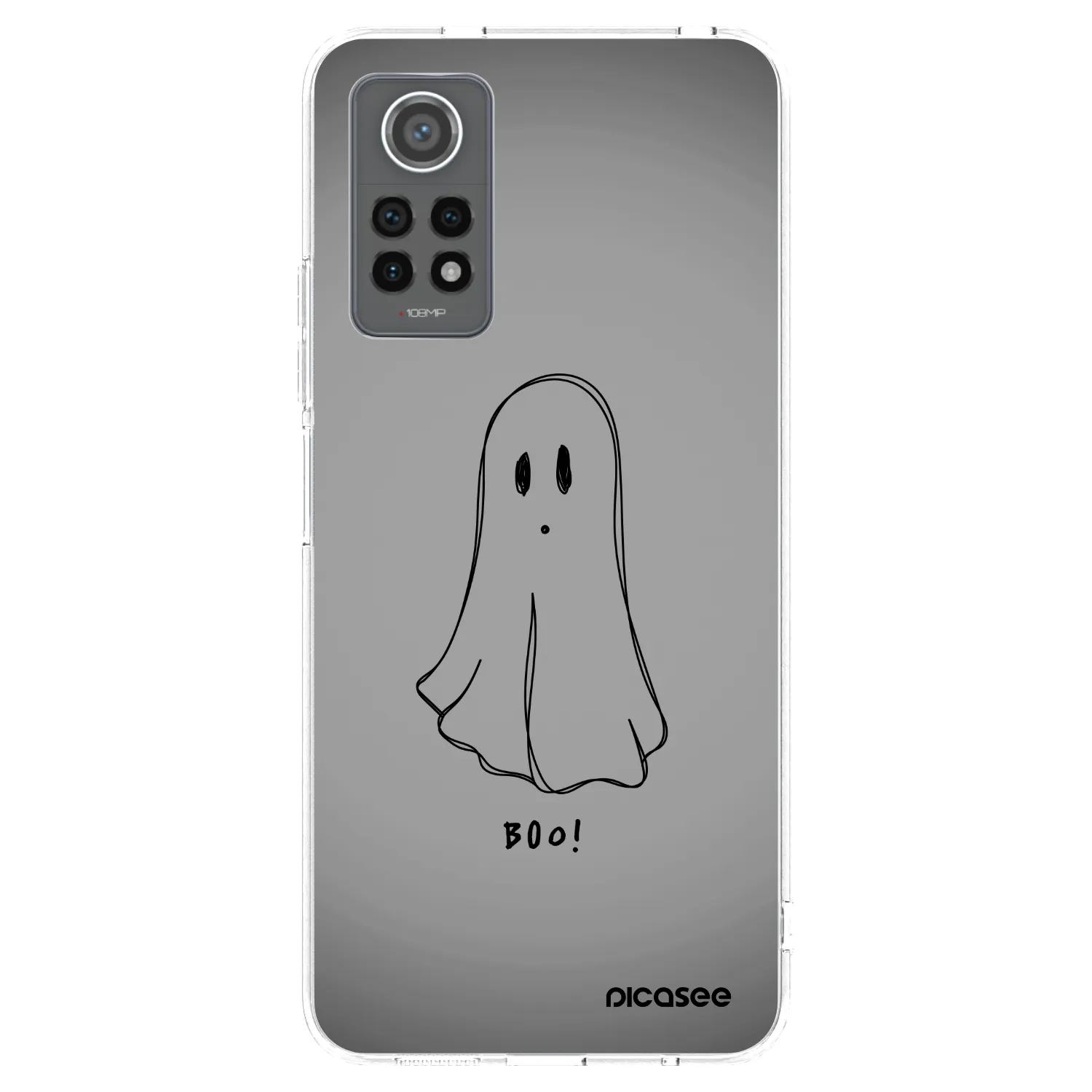 Picasee silikonowe przeźroczyste etui na Xiaomi Redmi Note 12 Pro 4G - Ghost