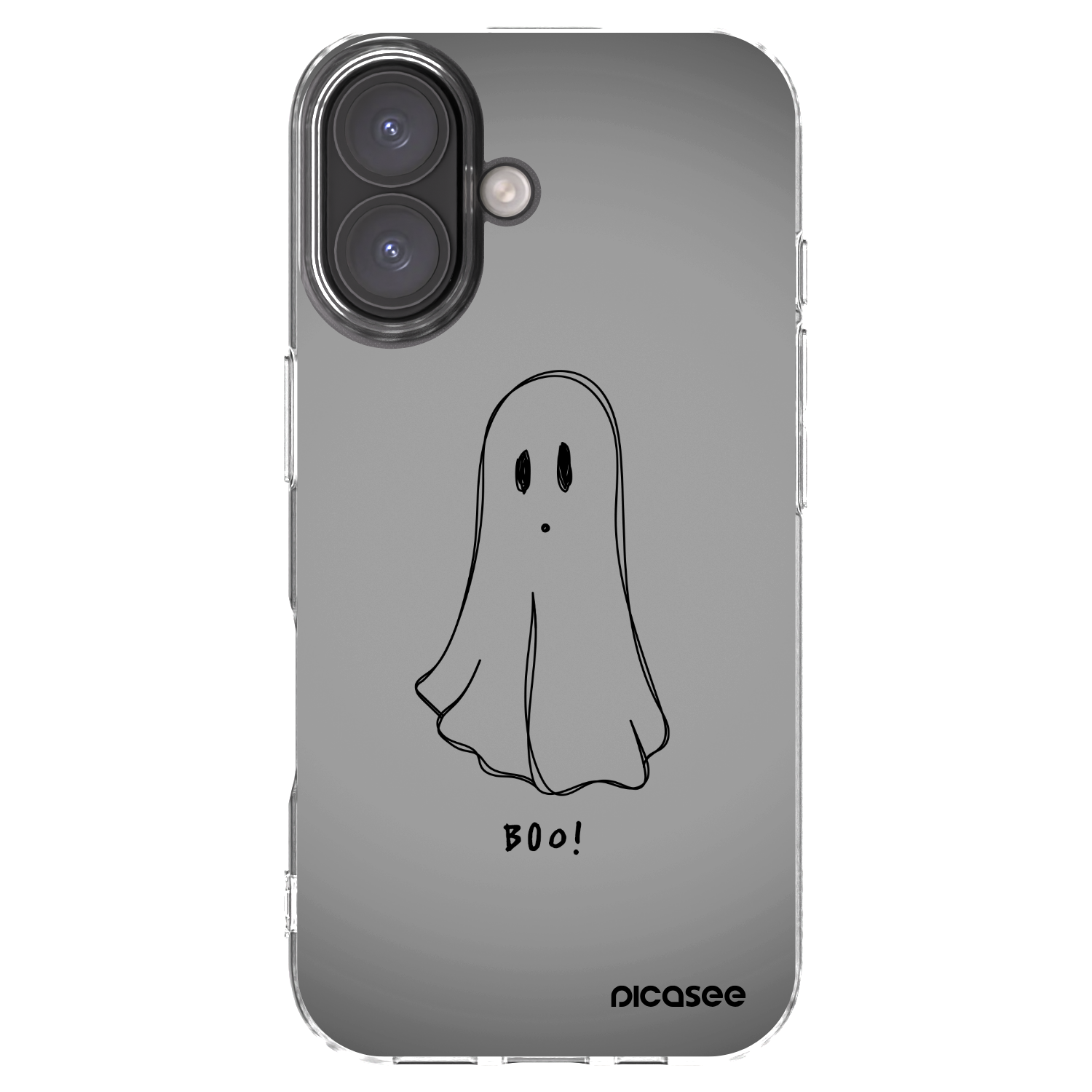 Picasee silikonowe przeźroczyste etui na Apple iPhone 16 - Ghost