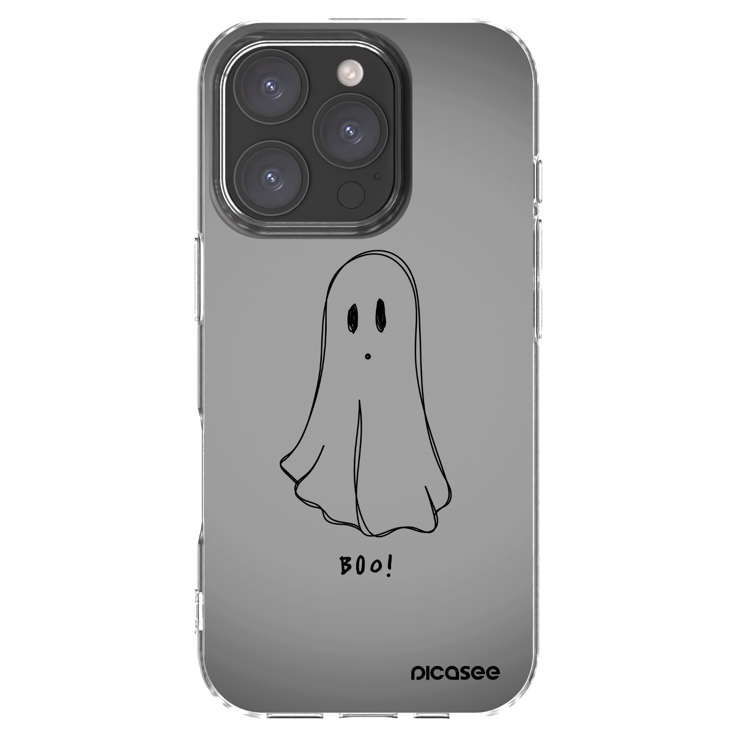 Picasee silikonowe przeźroczyste etui na Apple iPhone 16 Pro - Ghost