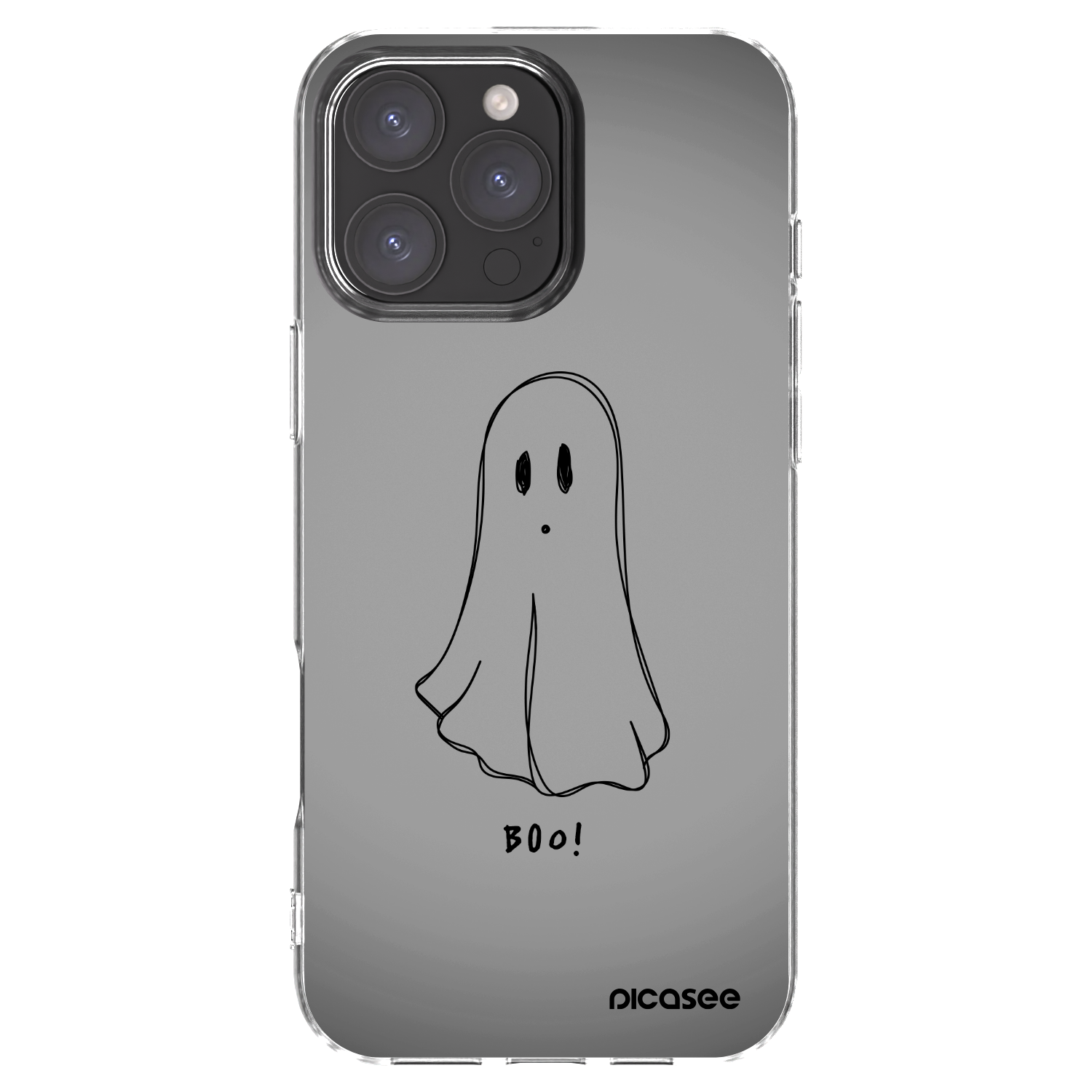 Picasee silikonowe przeźroczyste etui na Apple iPhone 16 Pro Max - Ghost
