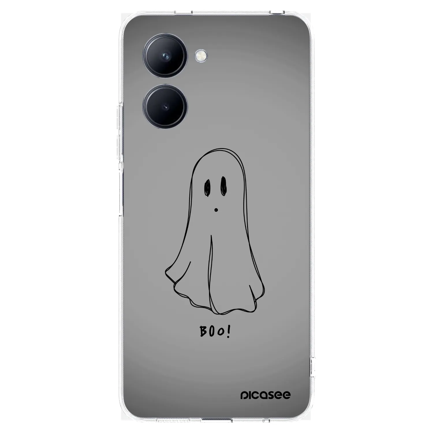 Picasee silikonowe przeźroczyste etui na Realme C33 (2023) - Ghost