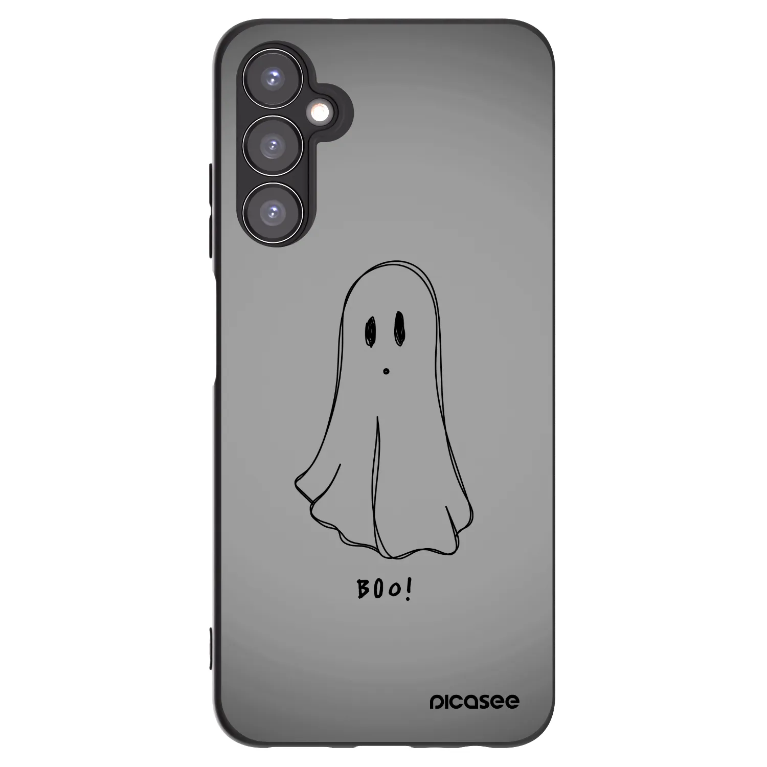 Picasee silikonowe czarne etui na Samsung Galaxy A05s A057G - Ghost