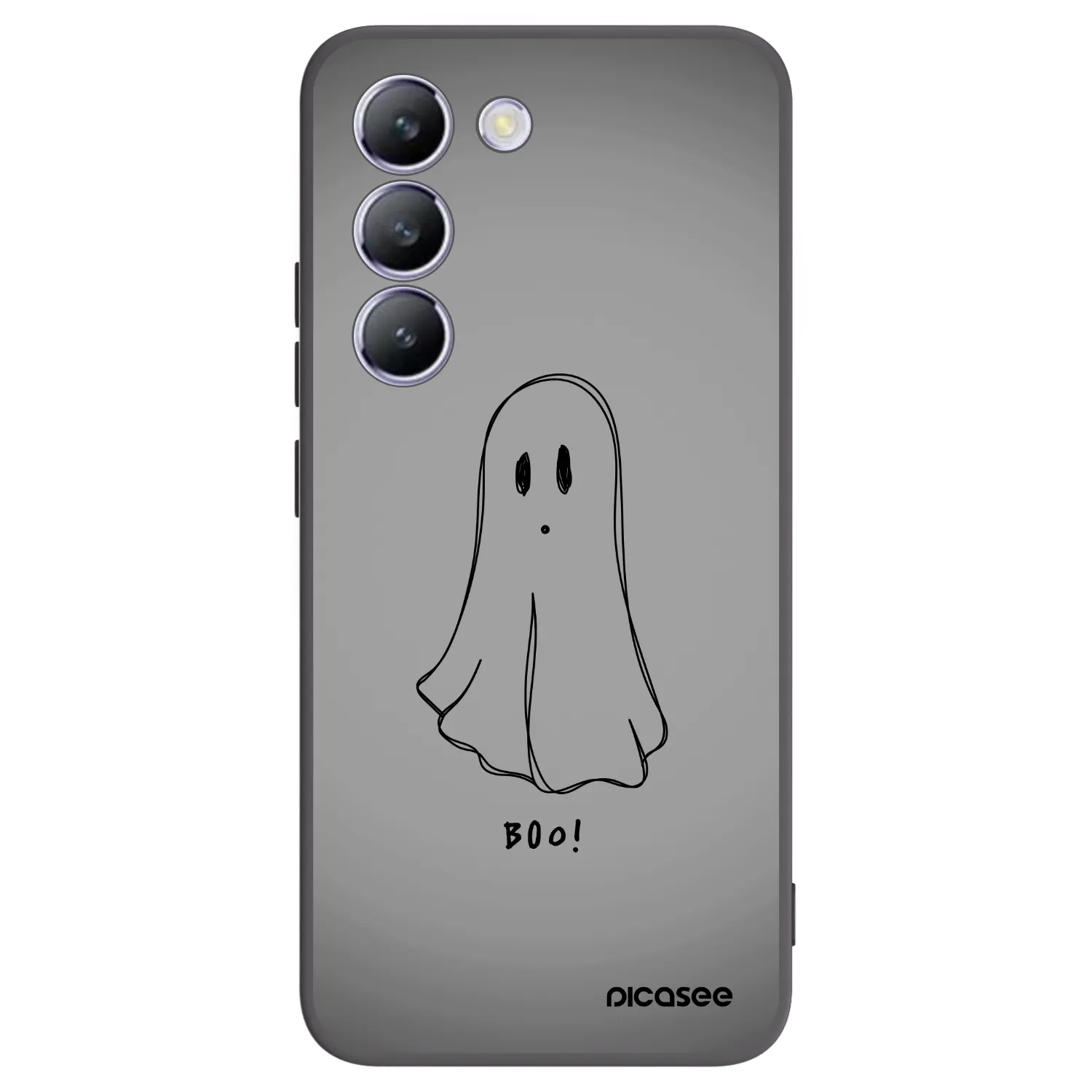 Picasee silikonowe czarne etui na Vivo V40 SE 5G - Ghost