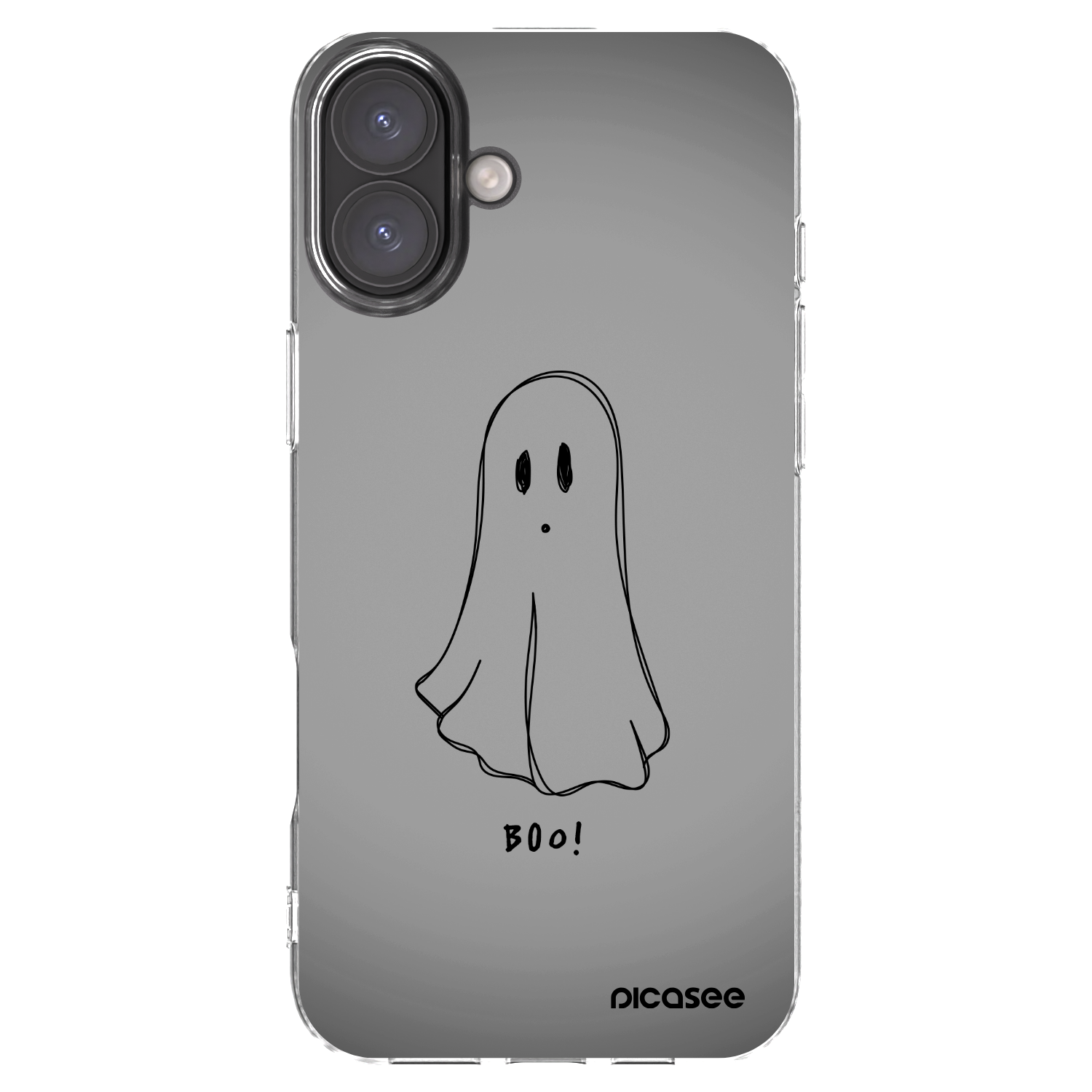 Picasee silikonowe przeźroczyste etui na Apple iPhone 16 Plus - Ghost
