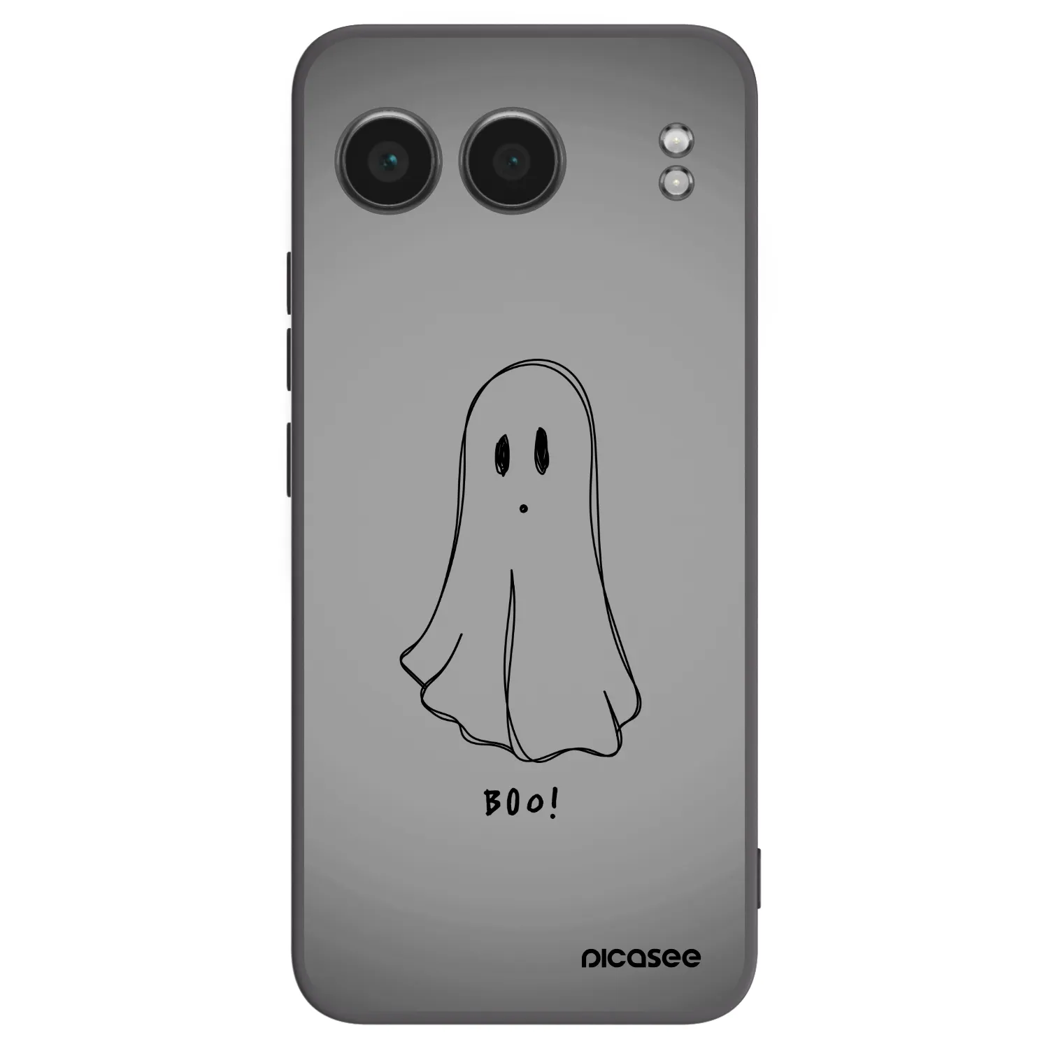 Picasee silikonowe czarne etui na OnePlus Nord 4 - Ghost