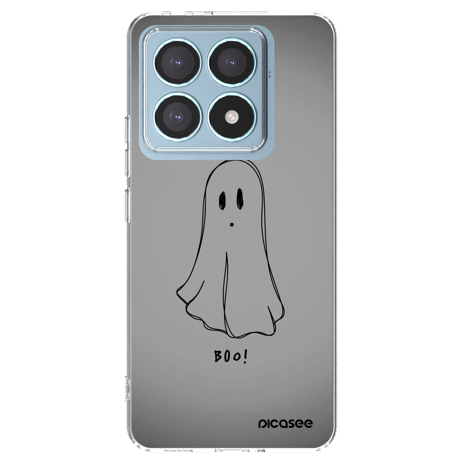 Picasee silikonowe przeźroczyste etui na Xiaomi 14T Pro - Ghost