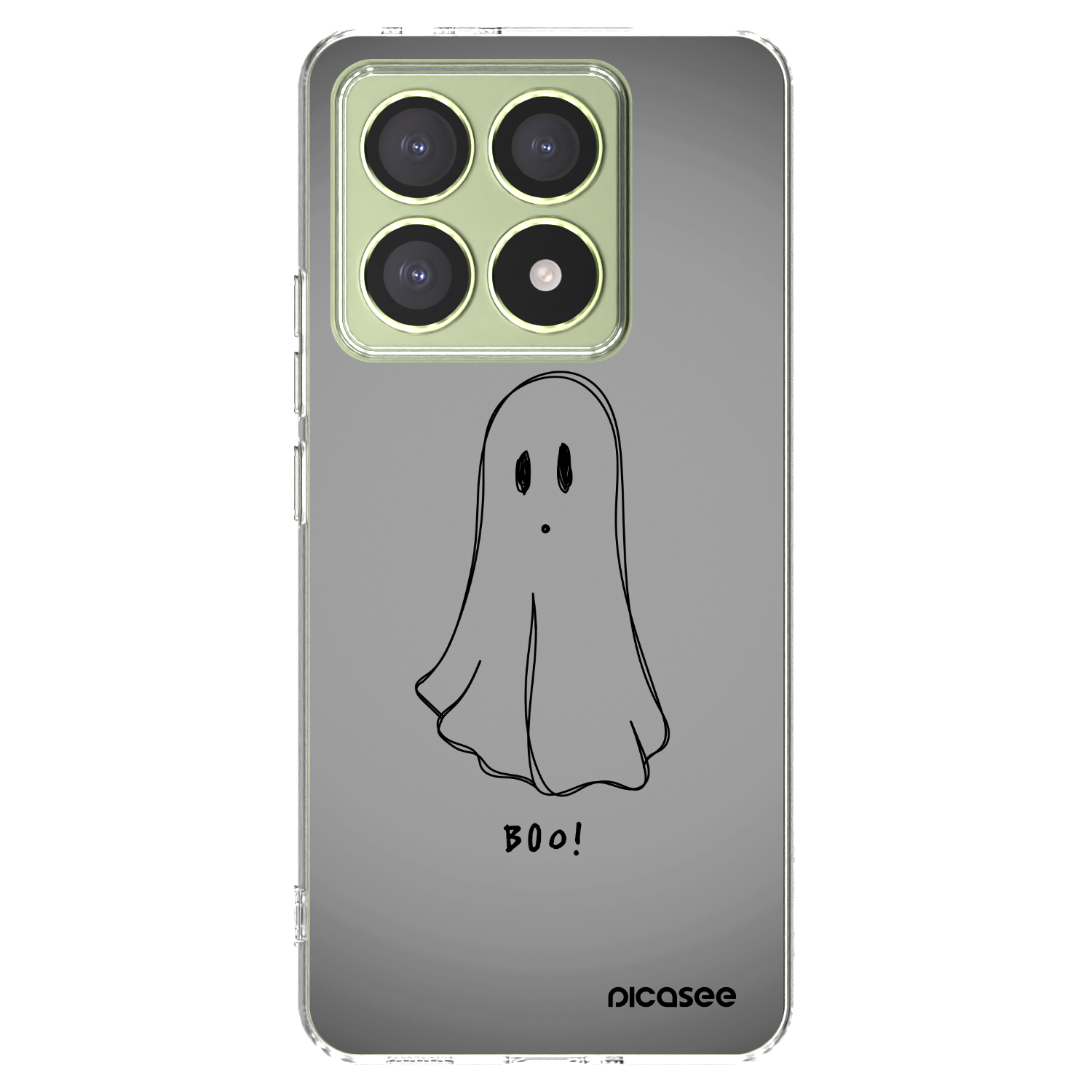 Picasee silikonowe przeźroczyste etui na Xiaomi 14T - Ghost