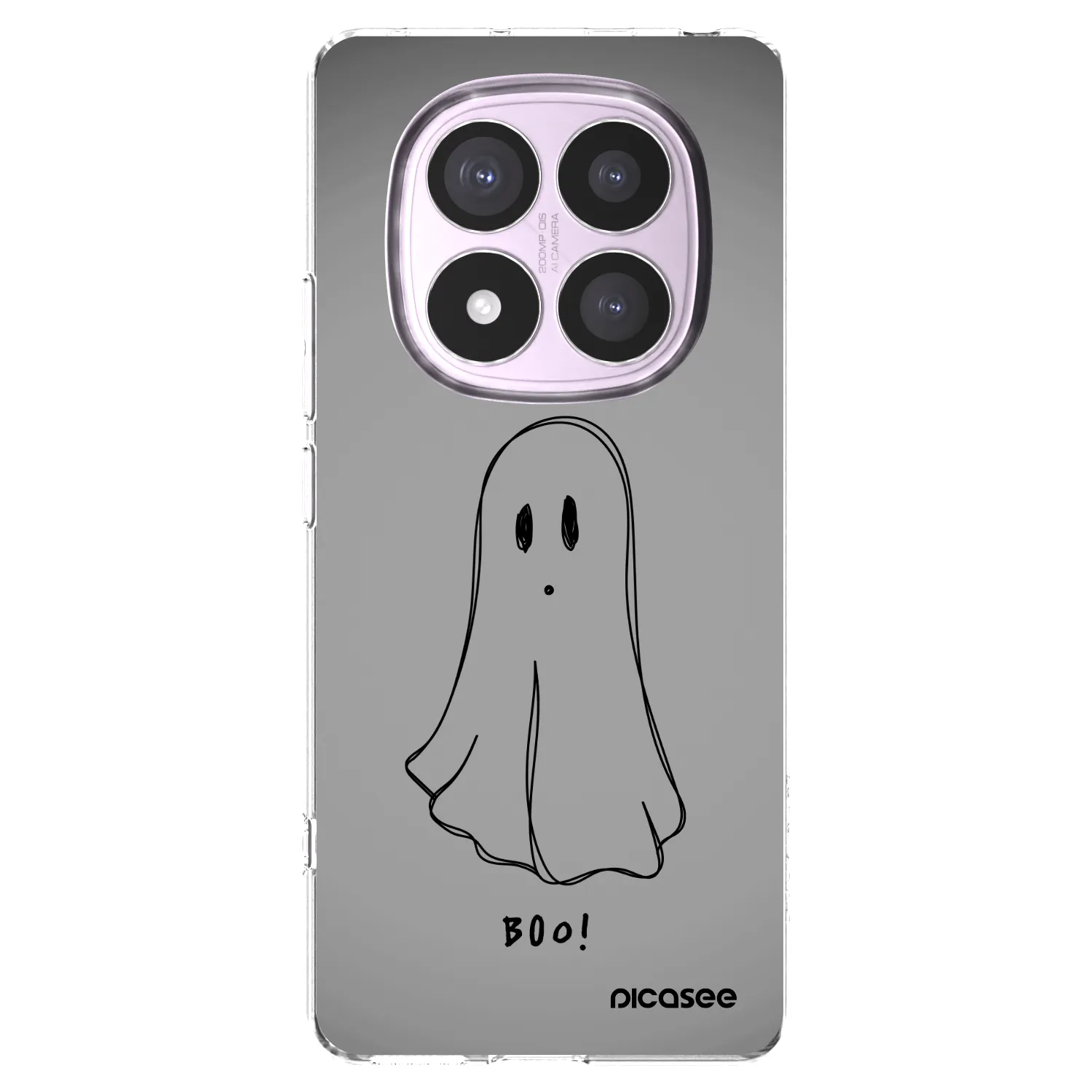 Picasee silikonowe przeźroczyste etui na Xiaomi Redmi Note 14 Pro 5G - Ghost
