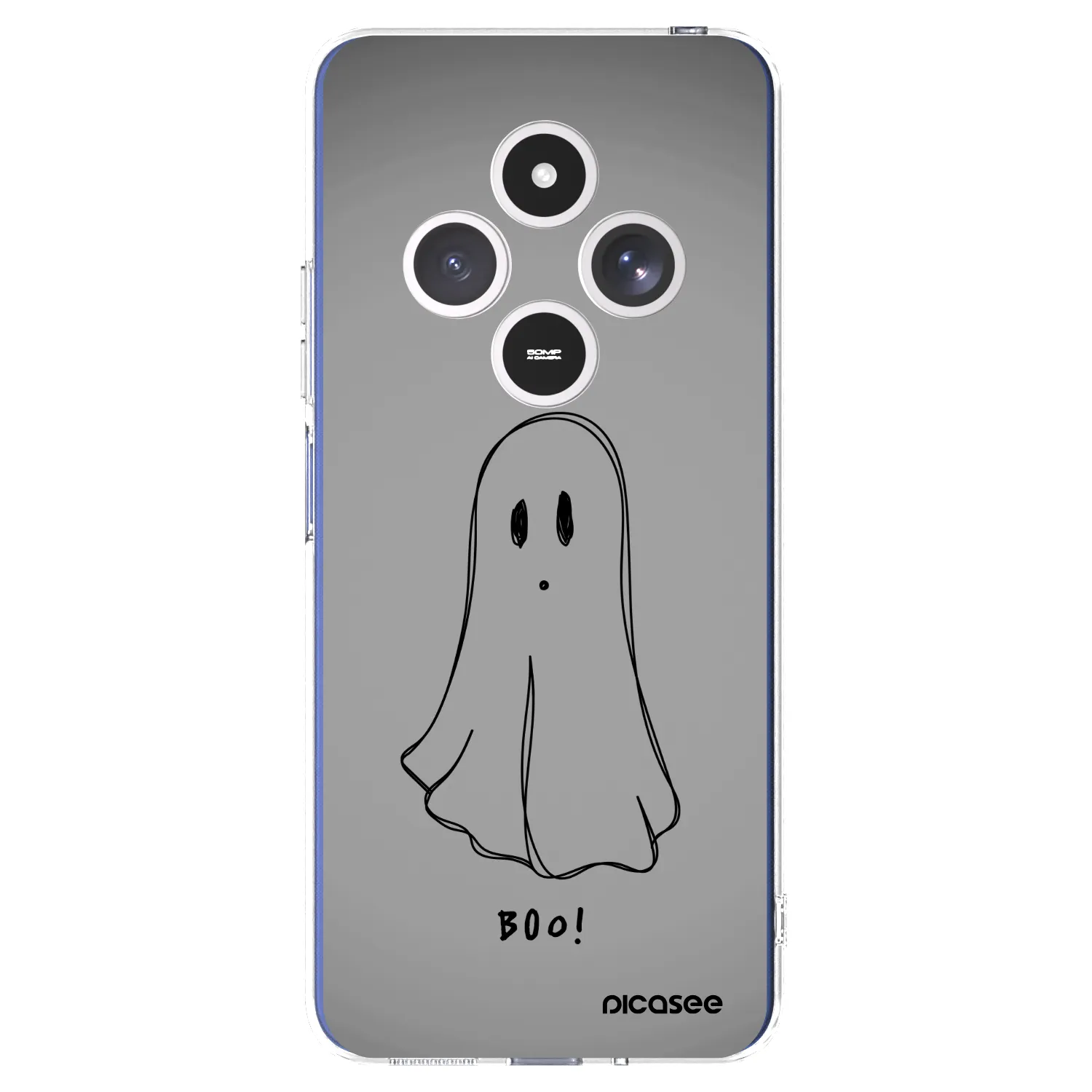 Picasee silikonowe przeźroczyste etui na Xiaomi Redmi 14C - Ghost