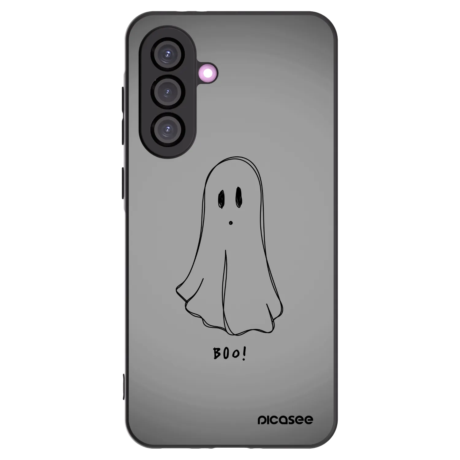 Picasee silikonowe czarne etui na Samsung Galaxy A56 5G A566B - Ghost
