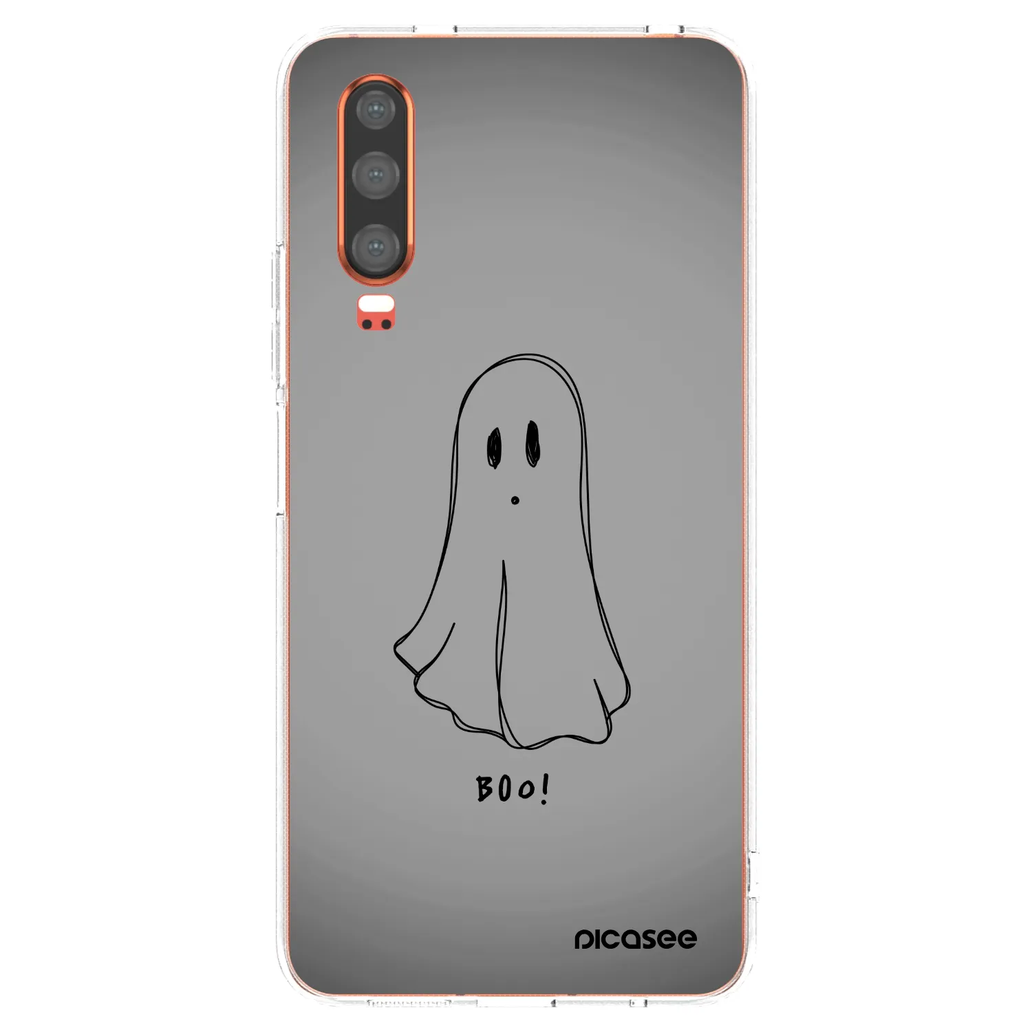Picasee silikonowe przeźroczyste etui na Huawei P30 - Ghost