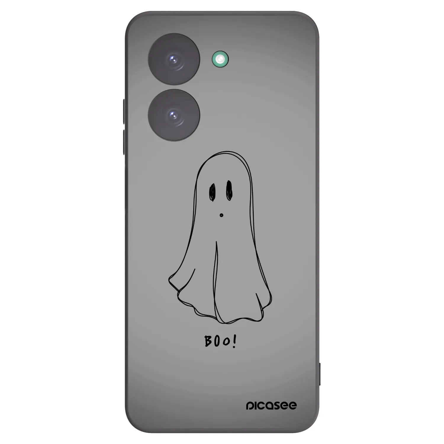 Picasee silikonowe czarne etui na Xiaomi Redmi A5 - Ghost