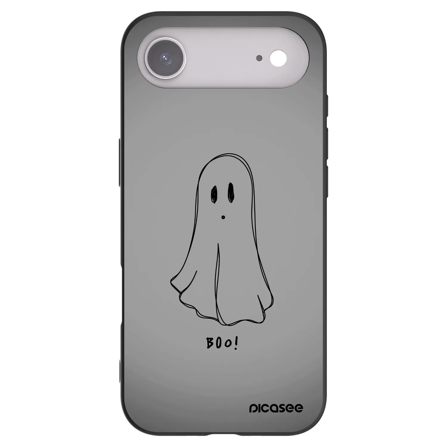 Picasee silikonowe czarne etui na Apple iPhone Air - Ghost