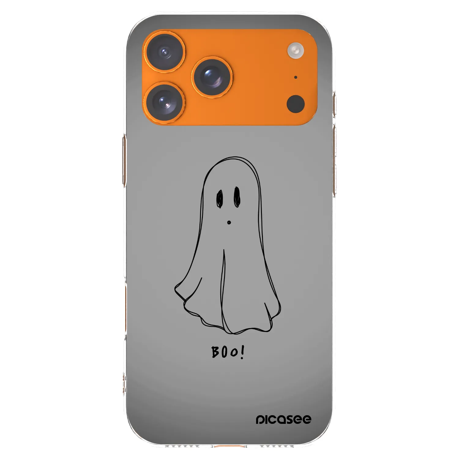 Picasee silikonowe przeźroczyste etui na Apple iPhone 17 Pro Max - Ghost