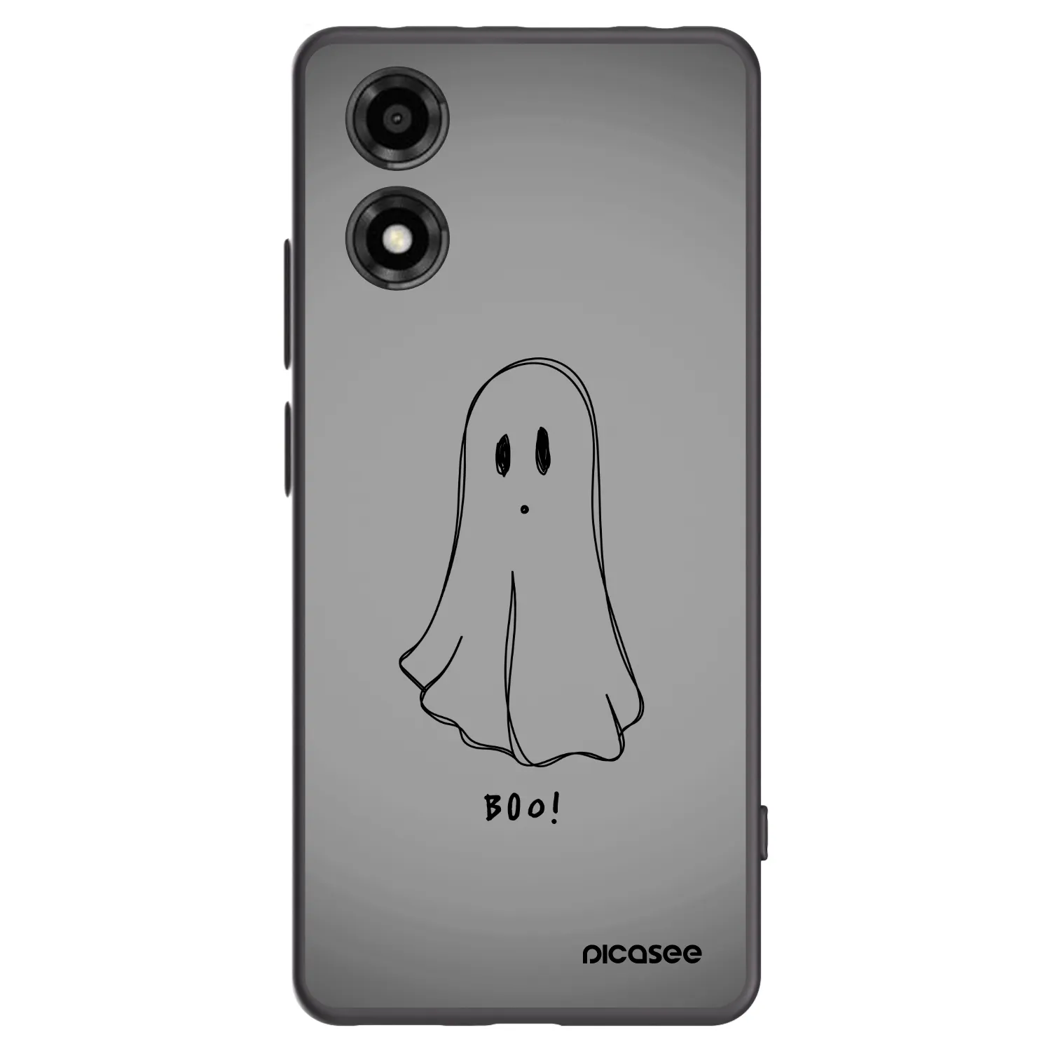 Picasee silikonowe czarne etui na Motorola Moto E14 - Ghost