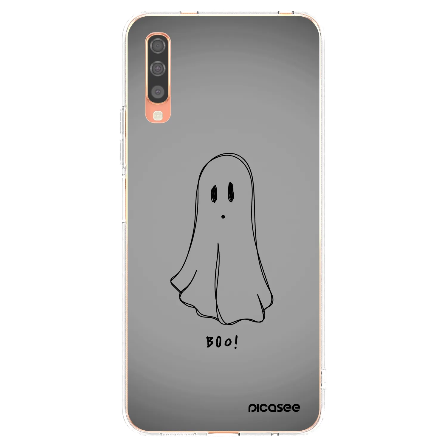 Picasee silikonowe przeźroczyste etui na Samsung Galaxy A70 A705F - Ghost