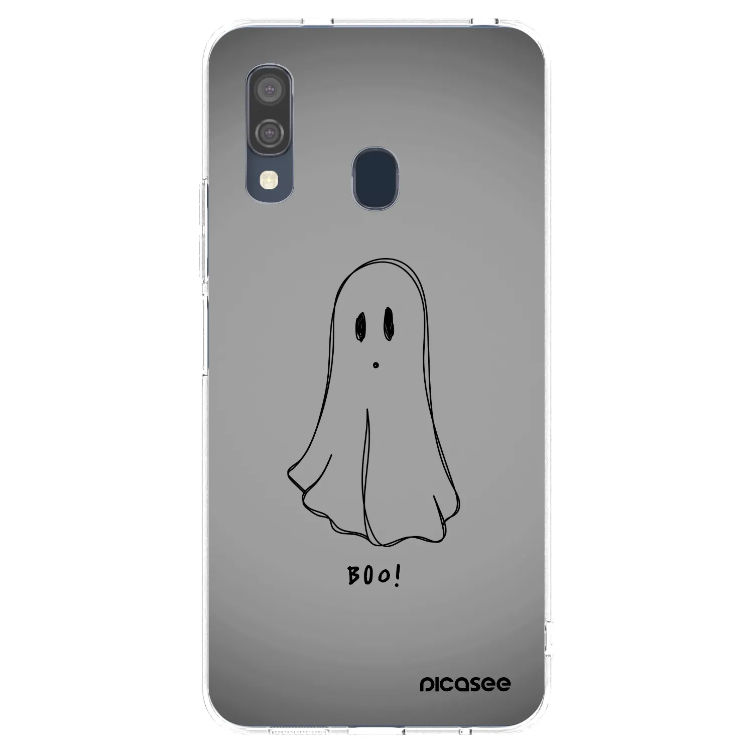 Picasee silikonowe przeźroczyste etui na Samsung Galaxy A40 A405F - Ghost