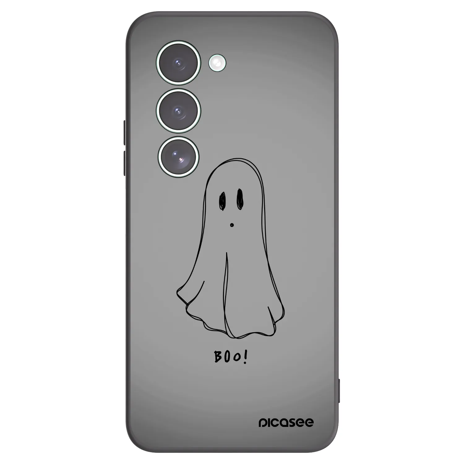 Picasee silikonowe czarne etui na Xiaomi Redmi 15 5G - Ghost