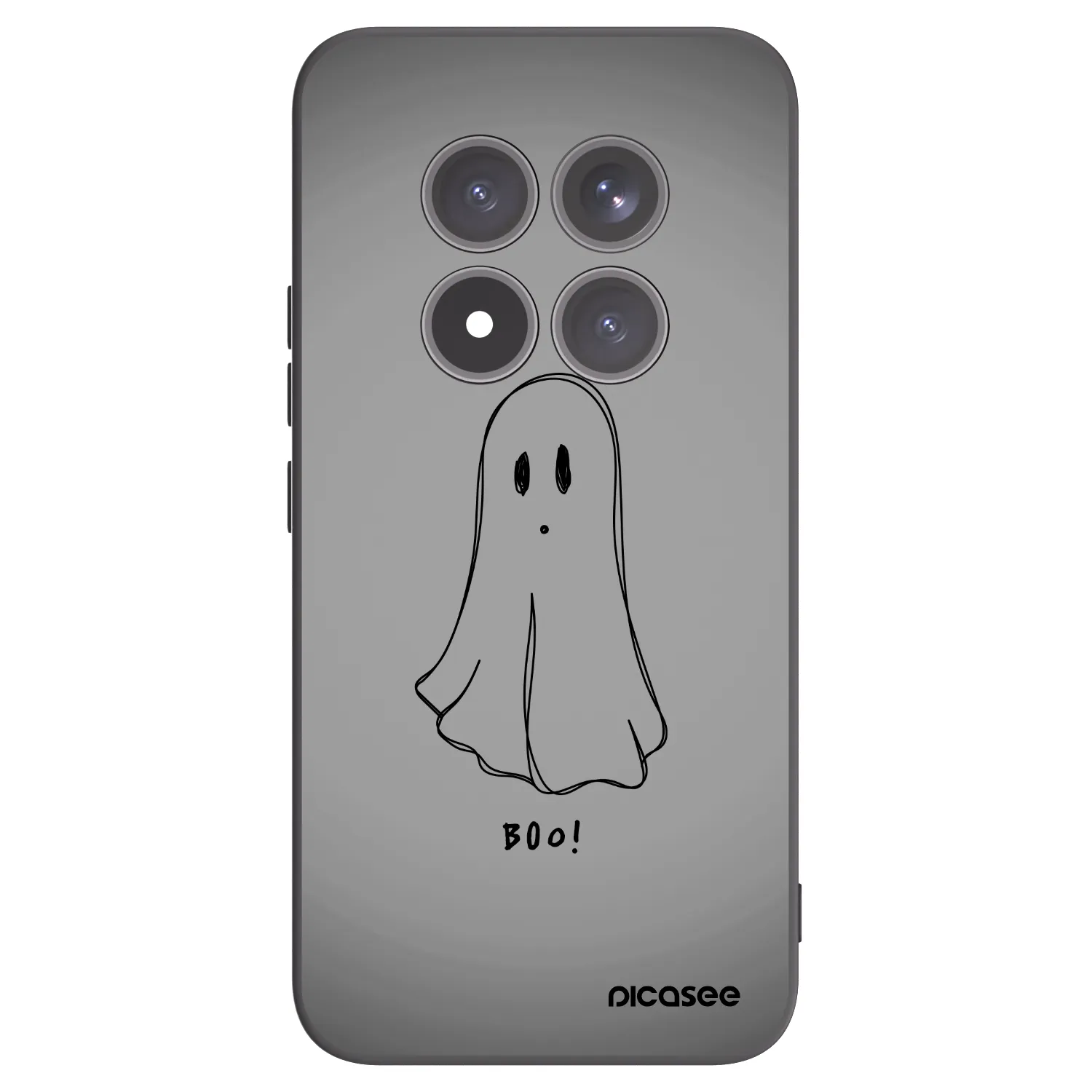 Picasee silikonowe czarne etui na Xiaomi Redmi Note 15 Pro+ - Ghost
