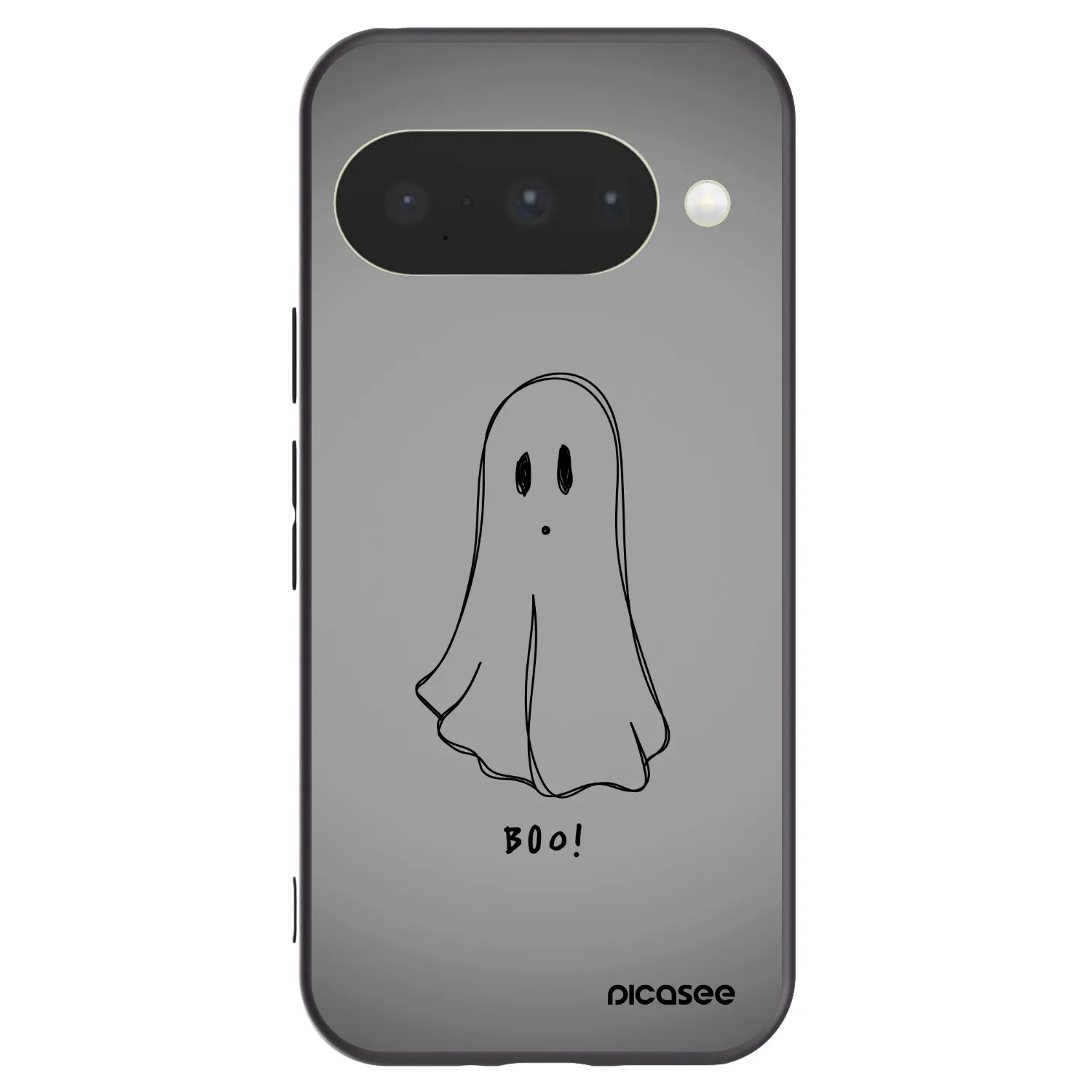 Picasee silikonowe czarne etui na Google Pixel 10 - Ghost