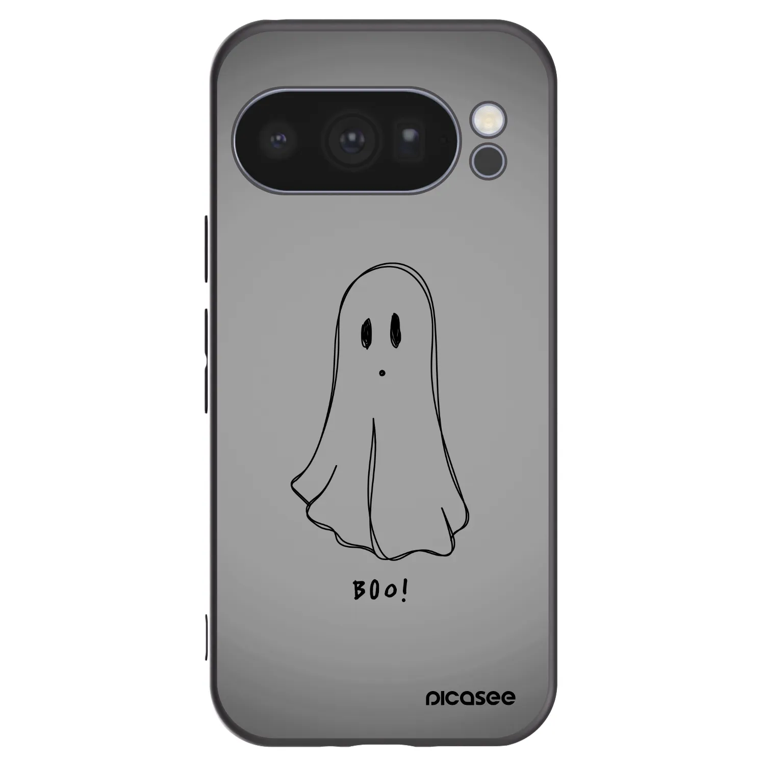 Picasee silikonowe czarne etui na Google Pixel 10 Pro - Ghost