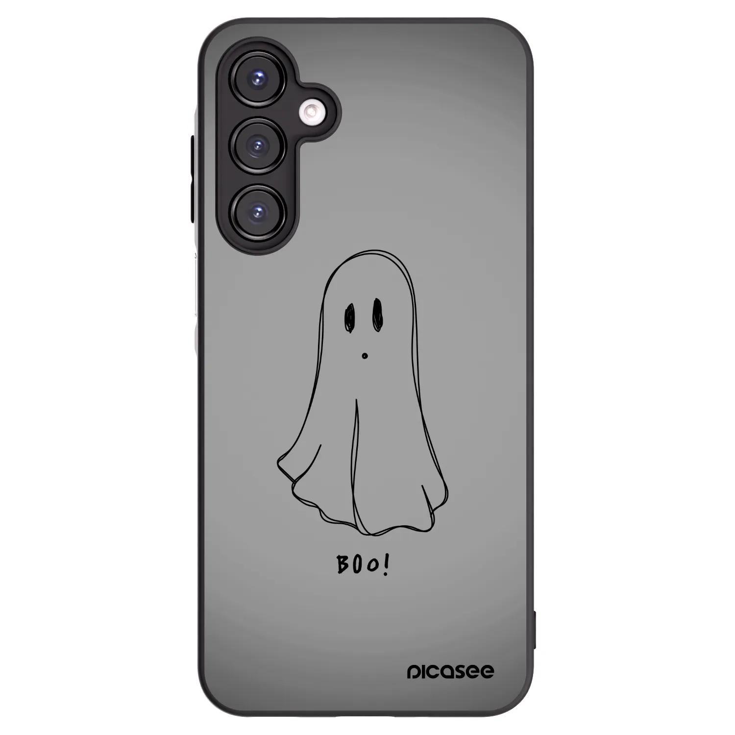 Picasee silikonowe czarne etui na Samsung Galaxy A16 4G - Ghost