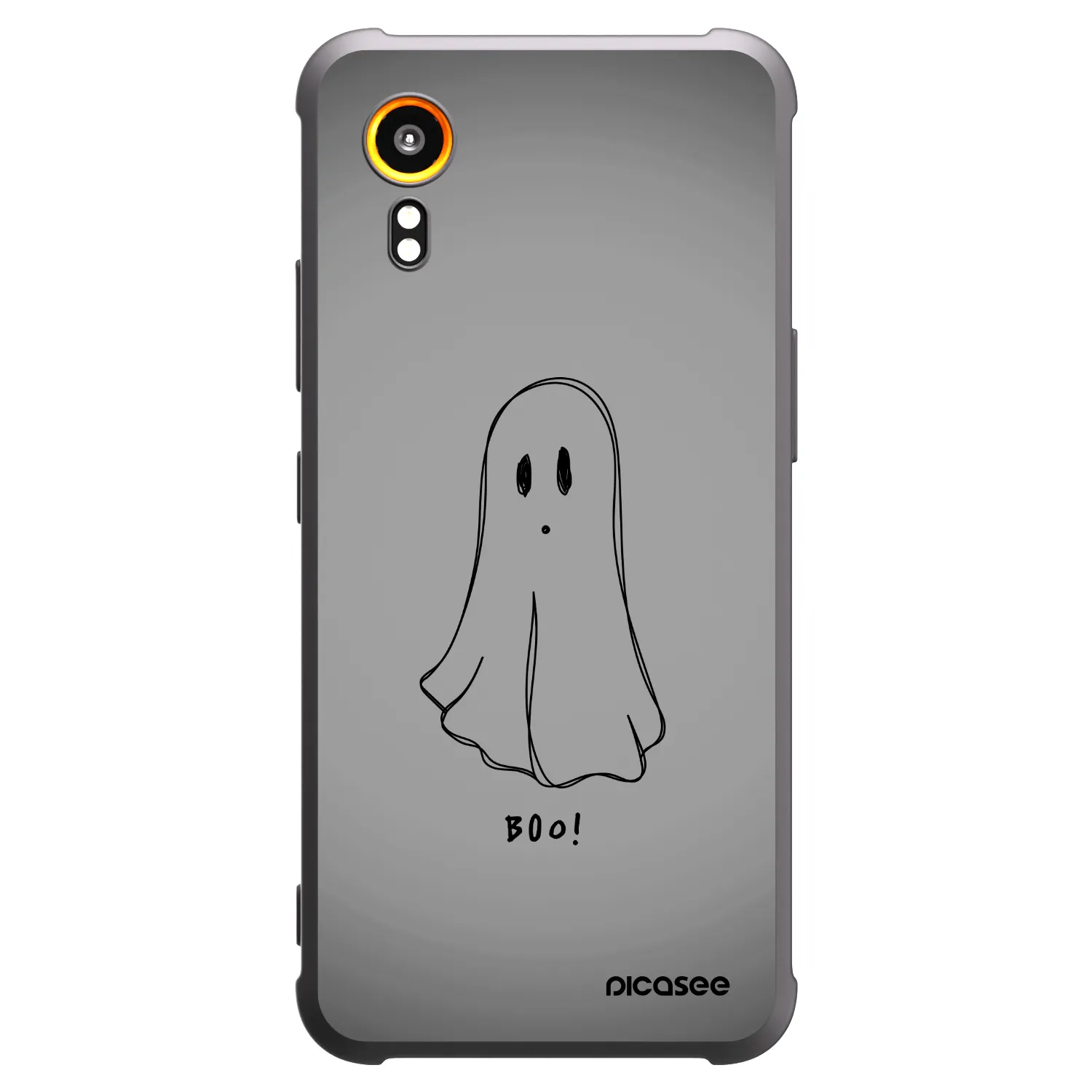 Picasee silikonowe czarne etui na Samsung Galaxy XCover 7 - Ghost