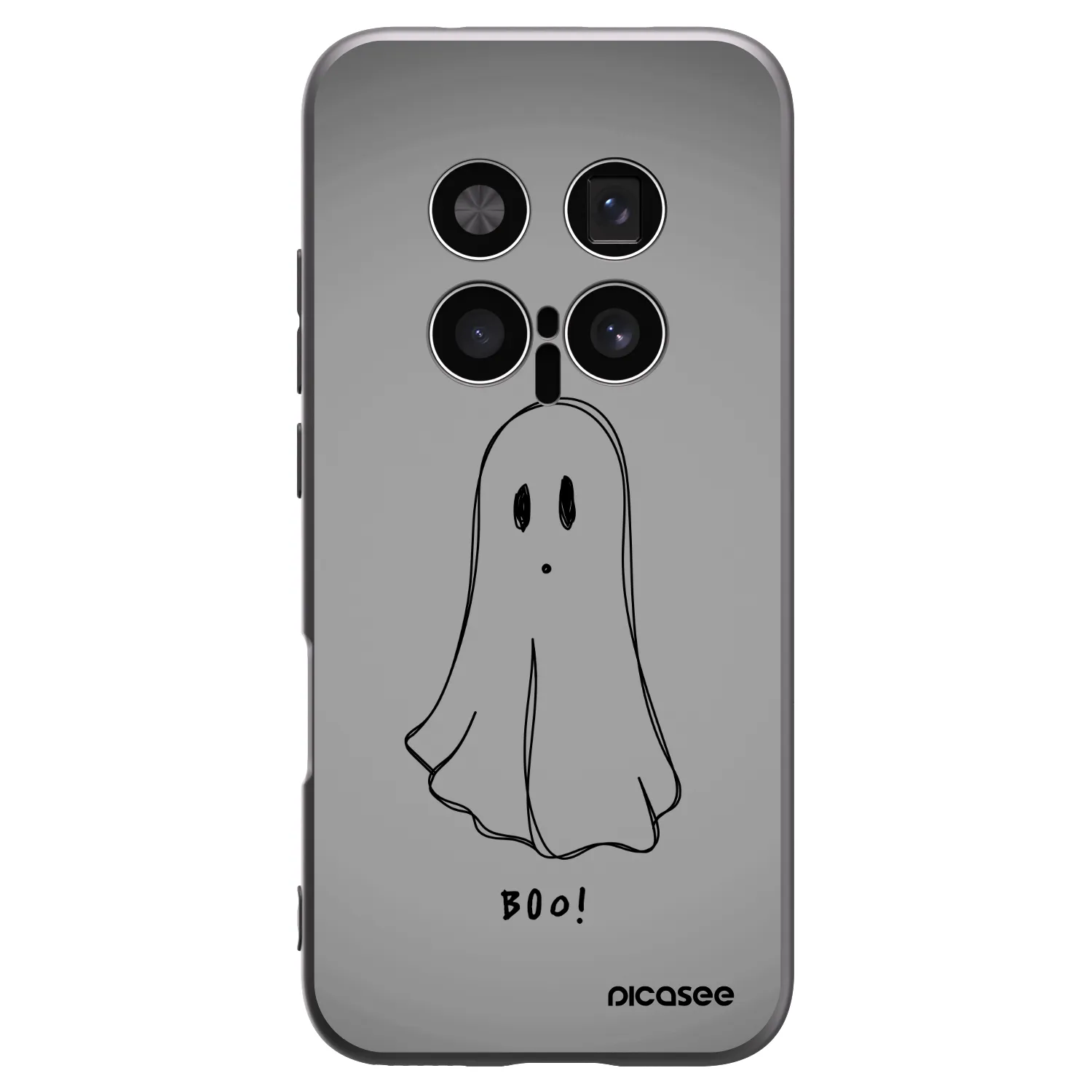 Picasee silikonowe czarne etui na Honor Magic8 Pro 5G - Ghost