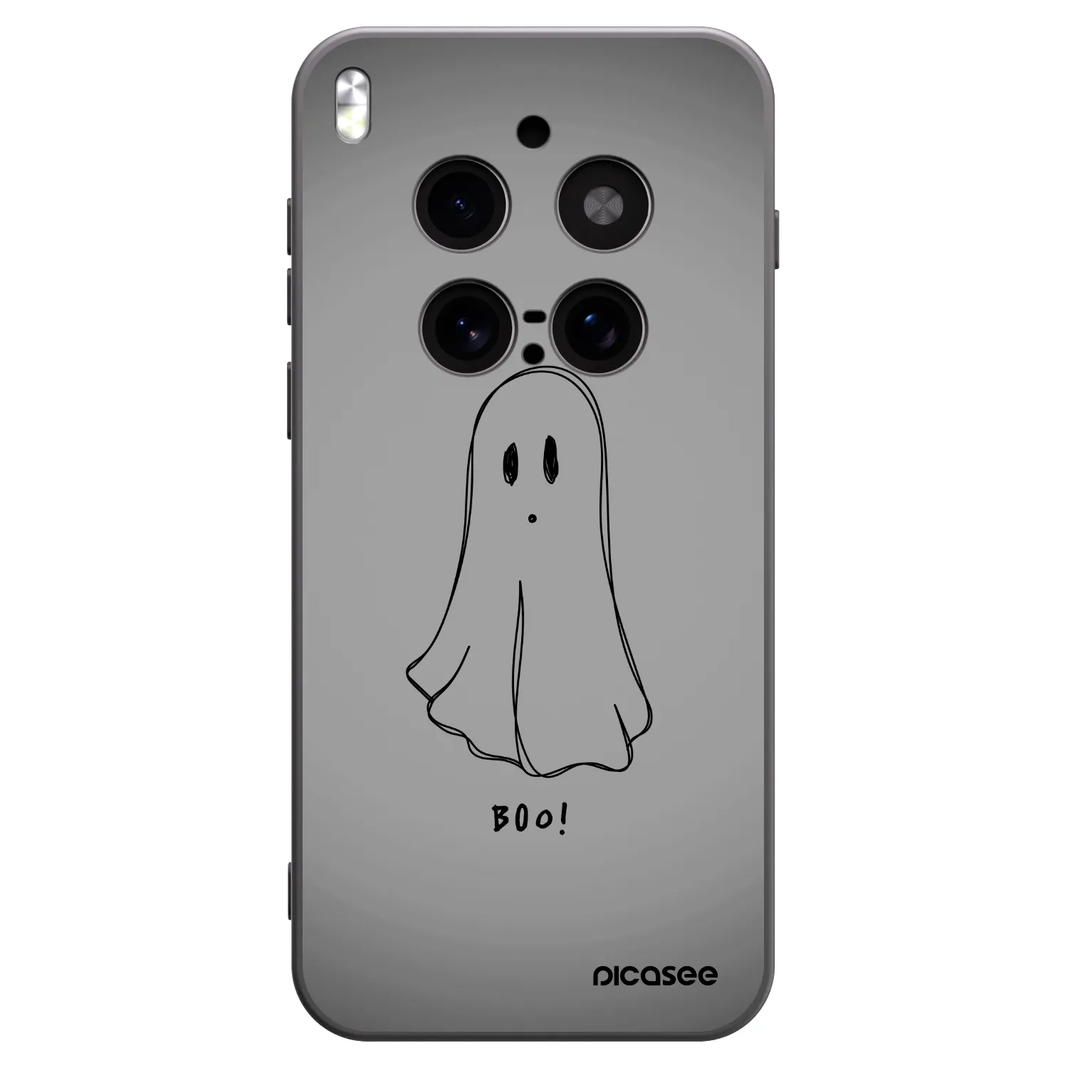 Picasee silikonowe czarne etui na Vivo X300 Pro - Ghost