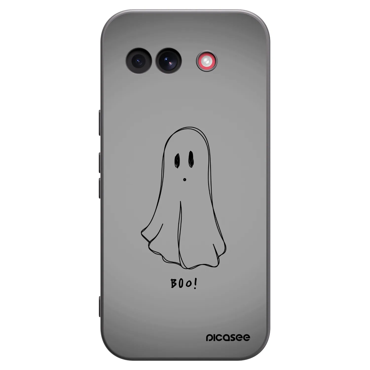 Picasee silikonowe czarne etui na Google Pixel 10a - Ghost