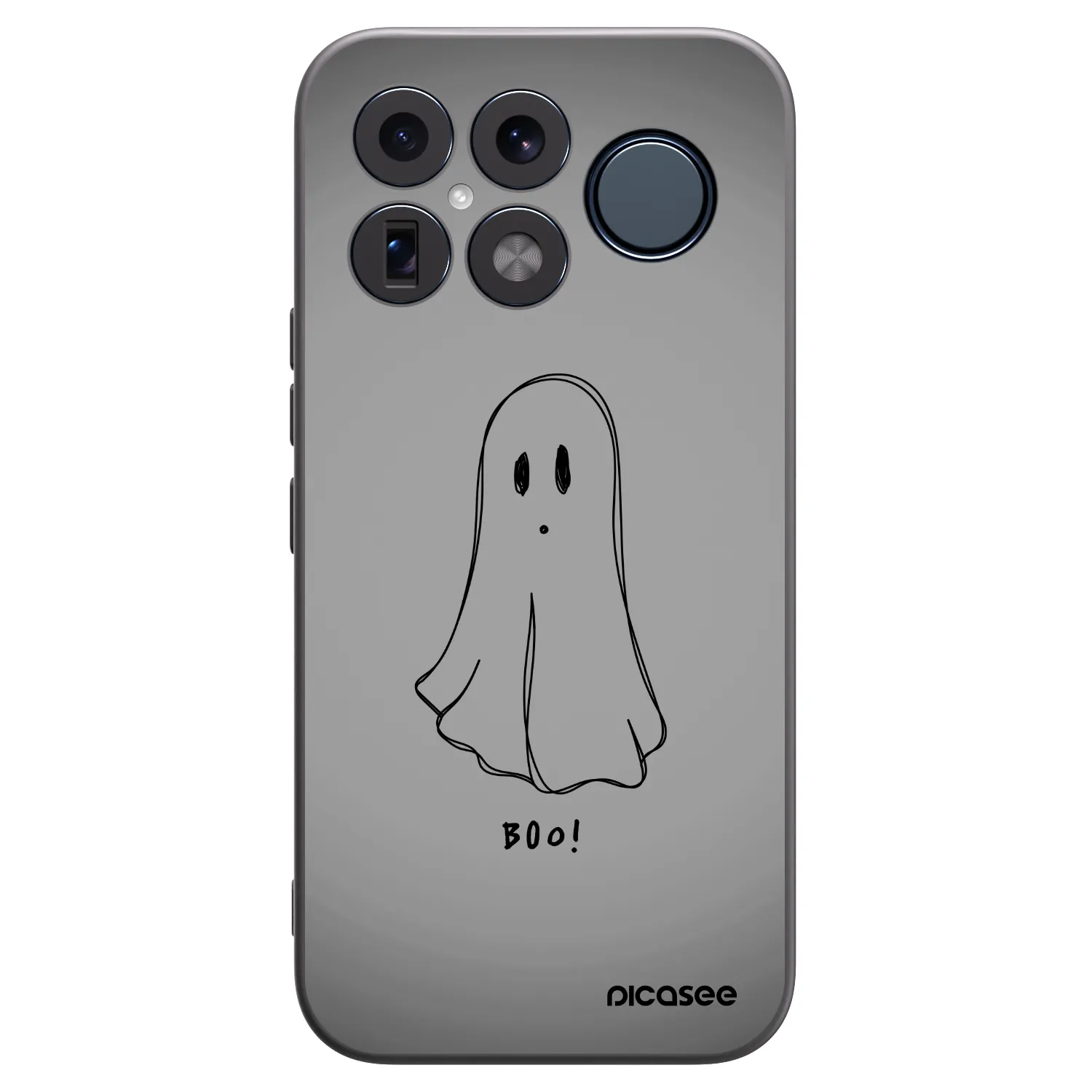 Picasee silikonowe czarne etui na Xiaomi Poco F8 Ultra - Ghost