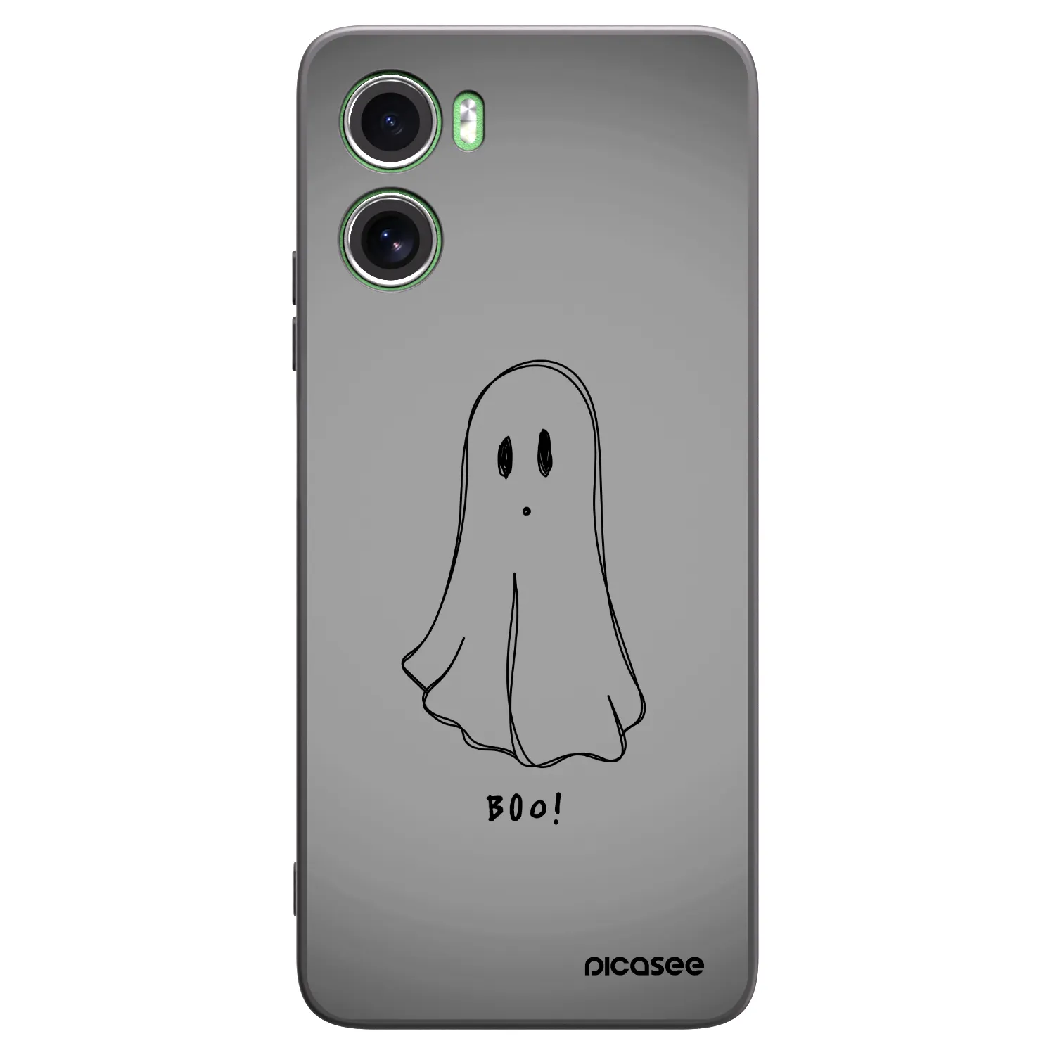 Picasee silikonowe czarne etui na Motorola Moto G06 - Ghost