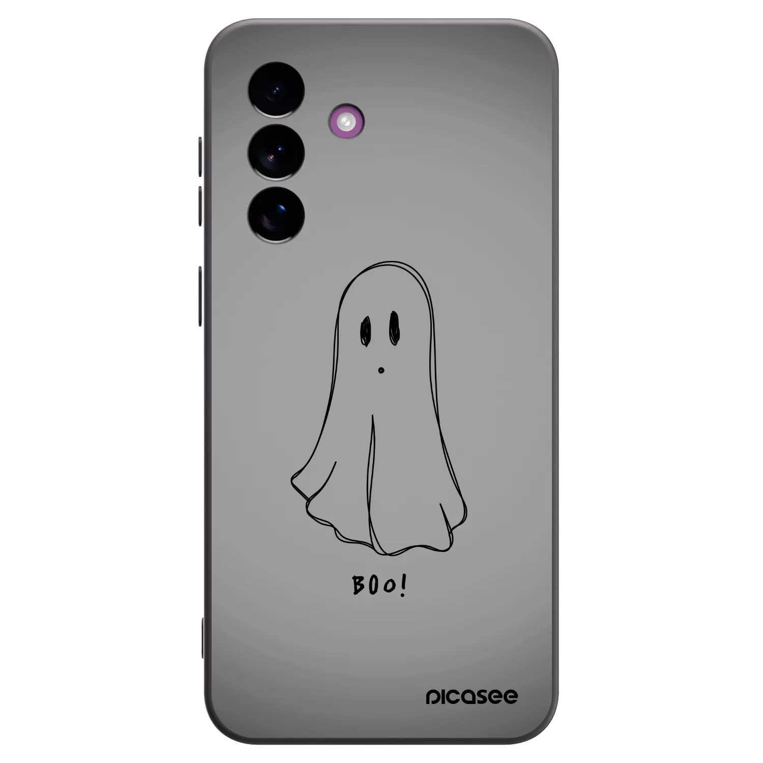 Picasee silikonowe czarne etui na Samsung Galaxy A37 - Ghost