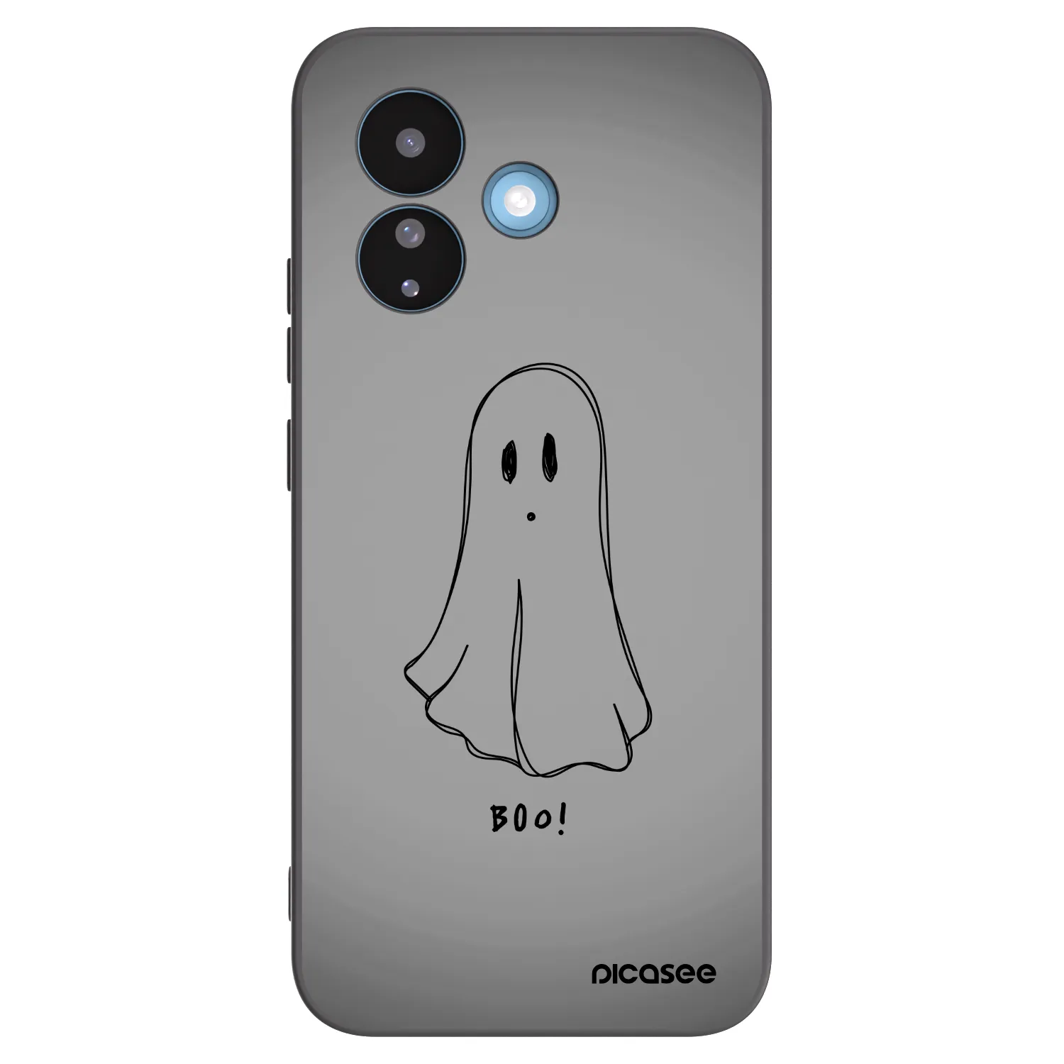 Picasee silikonowe czarne etui na Xiaomi Redmi Note 17 Pro 5G - Ghost