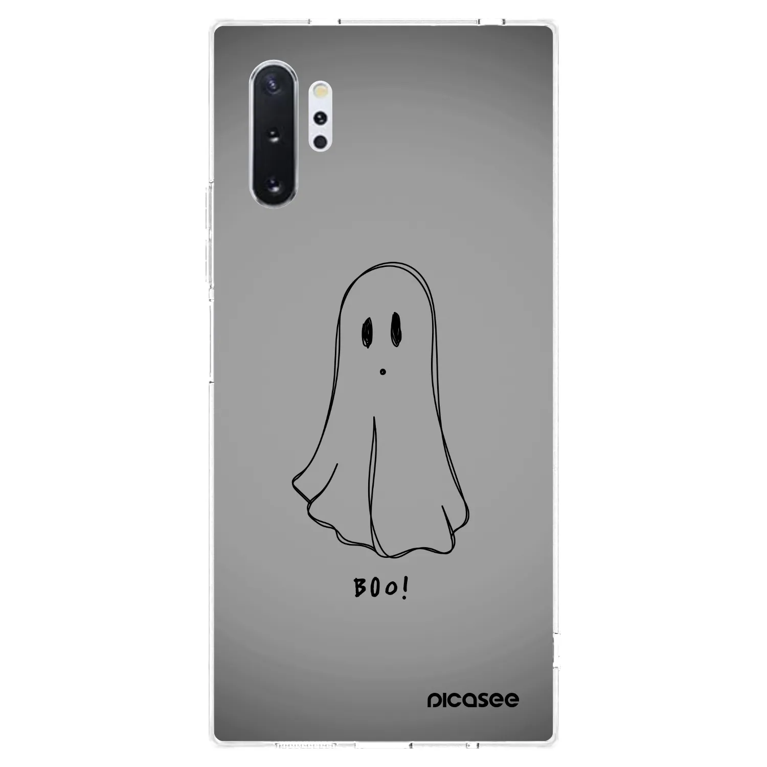 Picasee silikonowe przeźroczyste etui na Samsung Galaxy Note 10+ N975F - Ghost