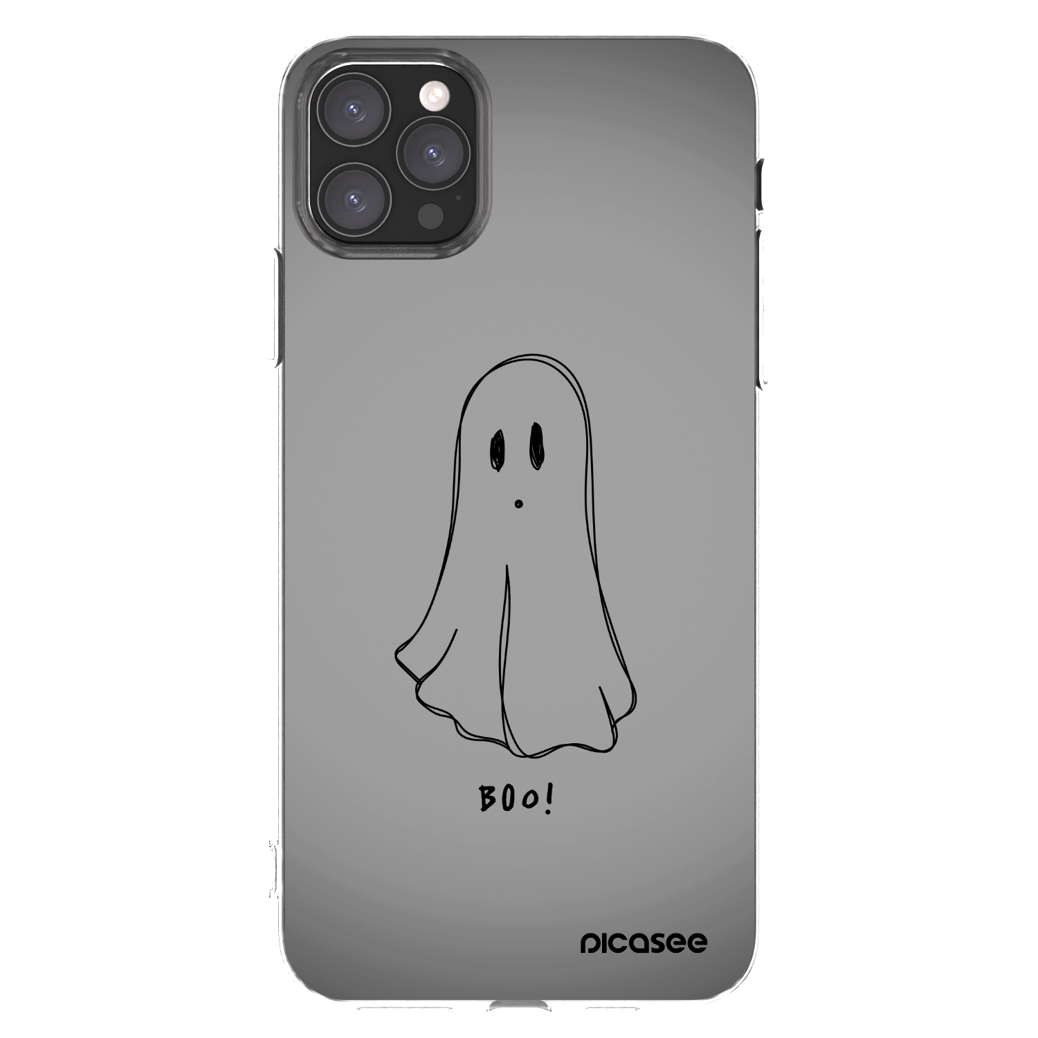 Picasee silikonowe przeźroczyste etui na Apple iPhone 11 Pro Max - Ghost
