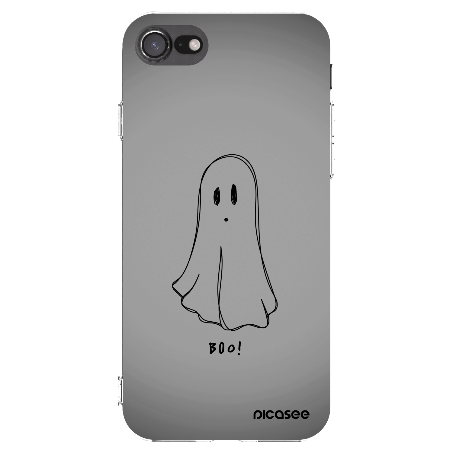 Picasee silikonowe przeźroczyste etui na Apple iPhone 8 - Ghost