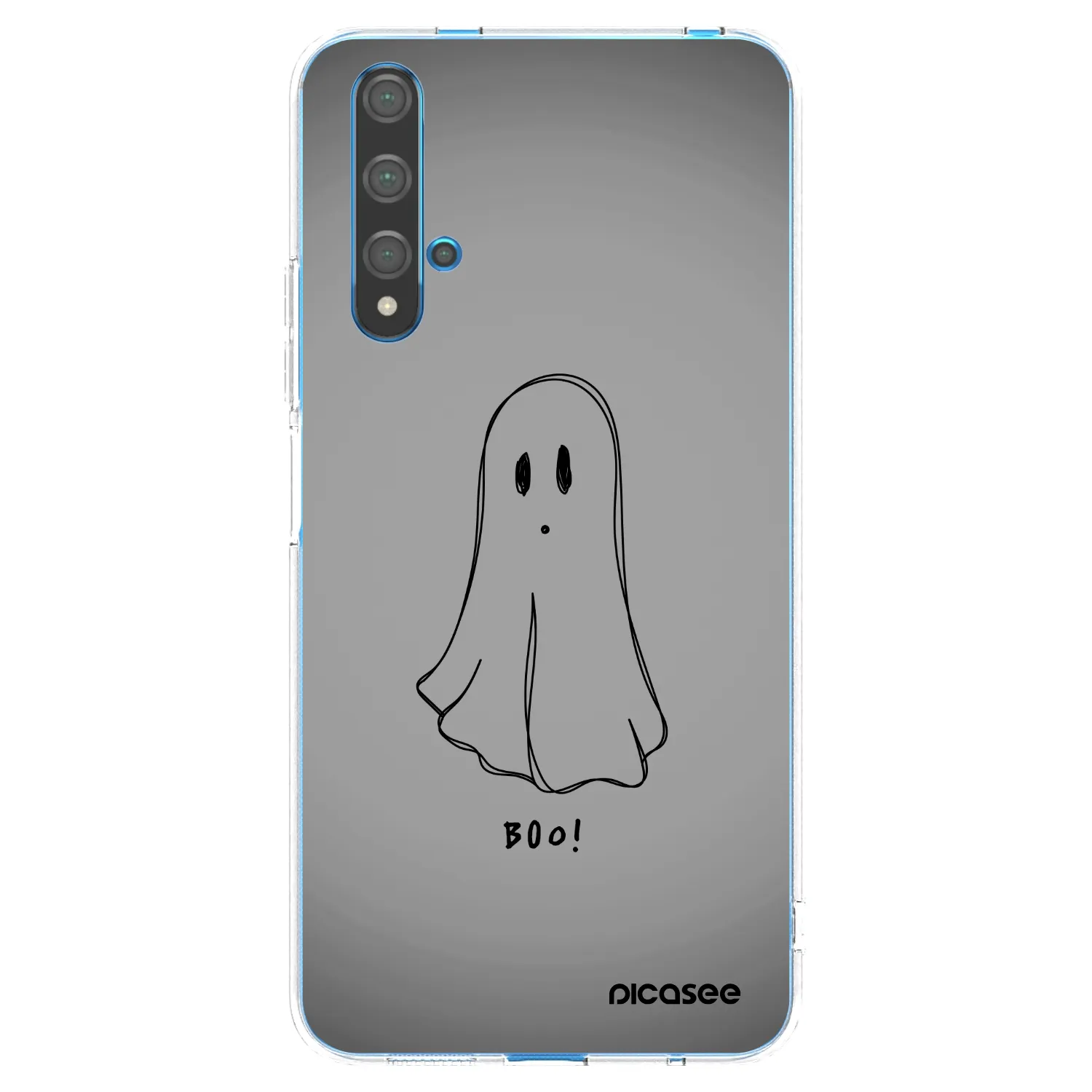 Picasee silikonowe przeźroczyste etui na Huawei Nova 5T - Ghost