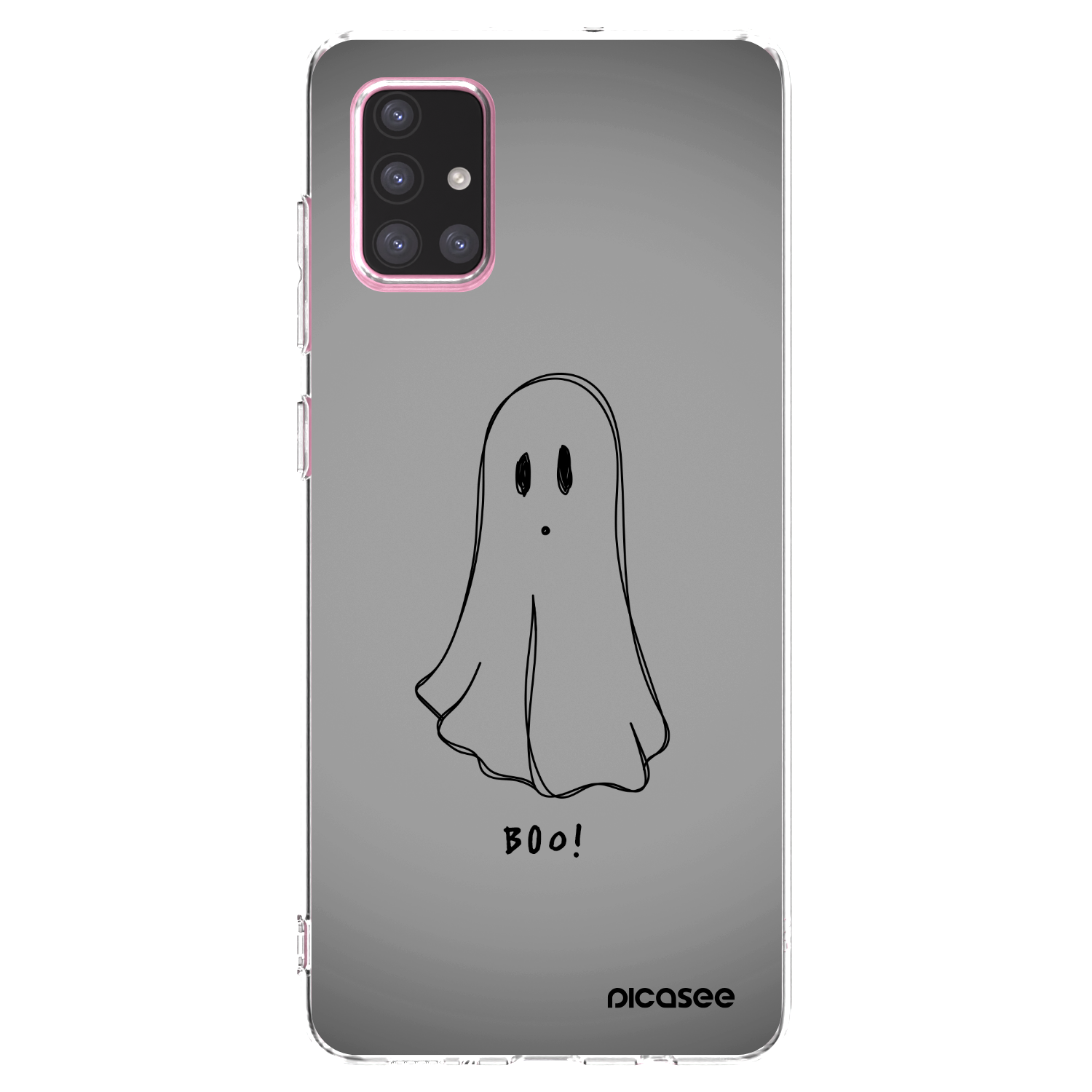 Picasee silikonowe przeźroczyste etui na Samsung Galaxy A71 A715F - Ghost
