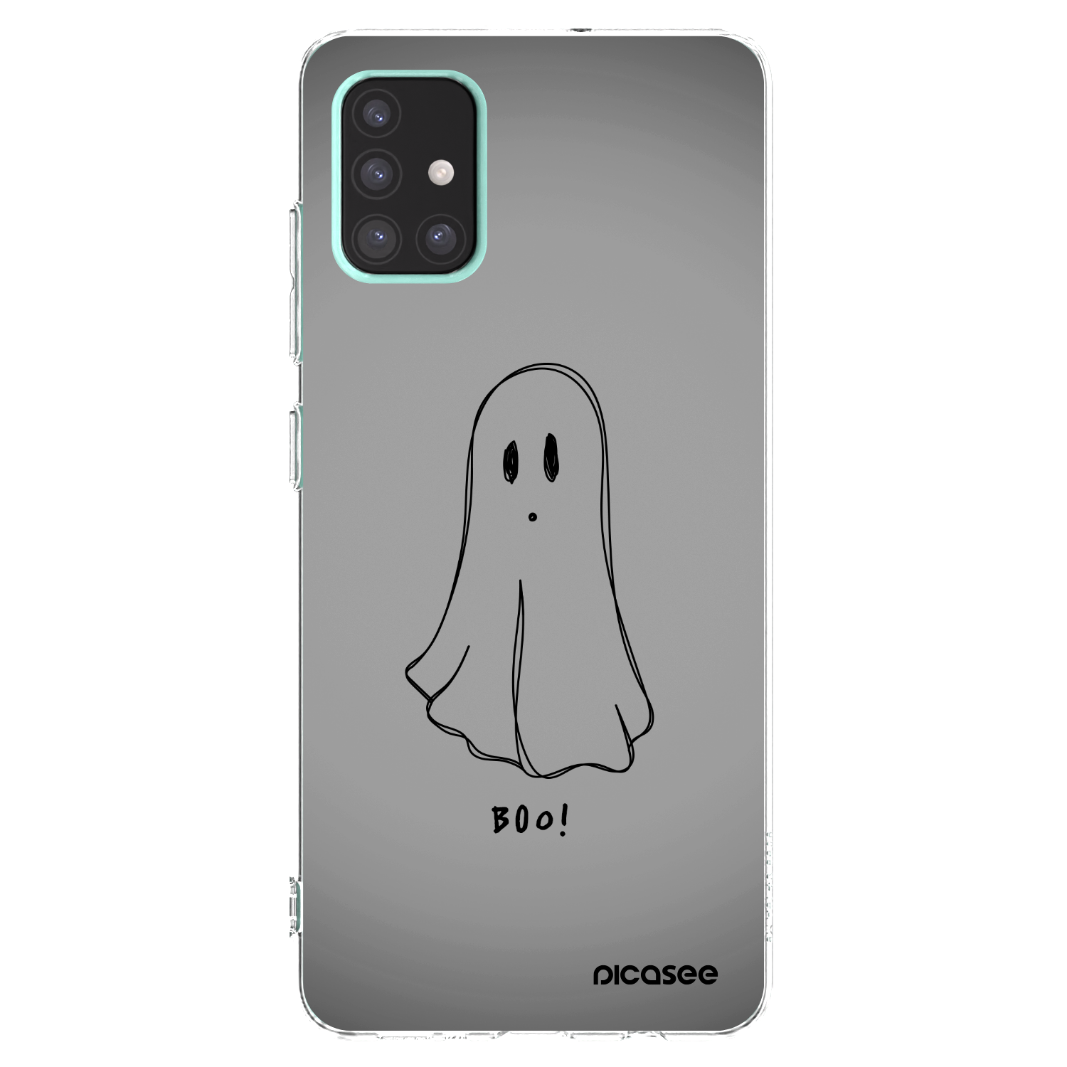 Picasee silikonowe przeźroczyste etui na Samsung Galaxy A51 A515F - Ghost
