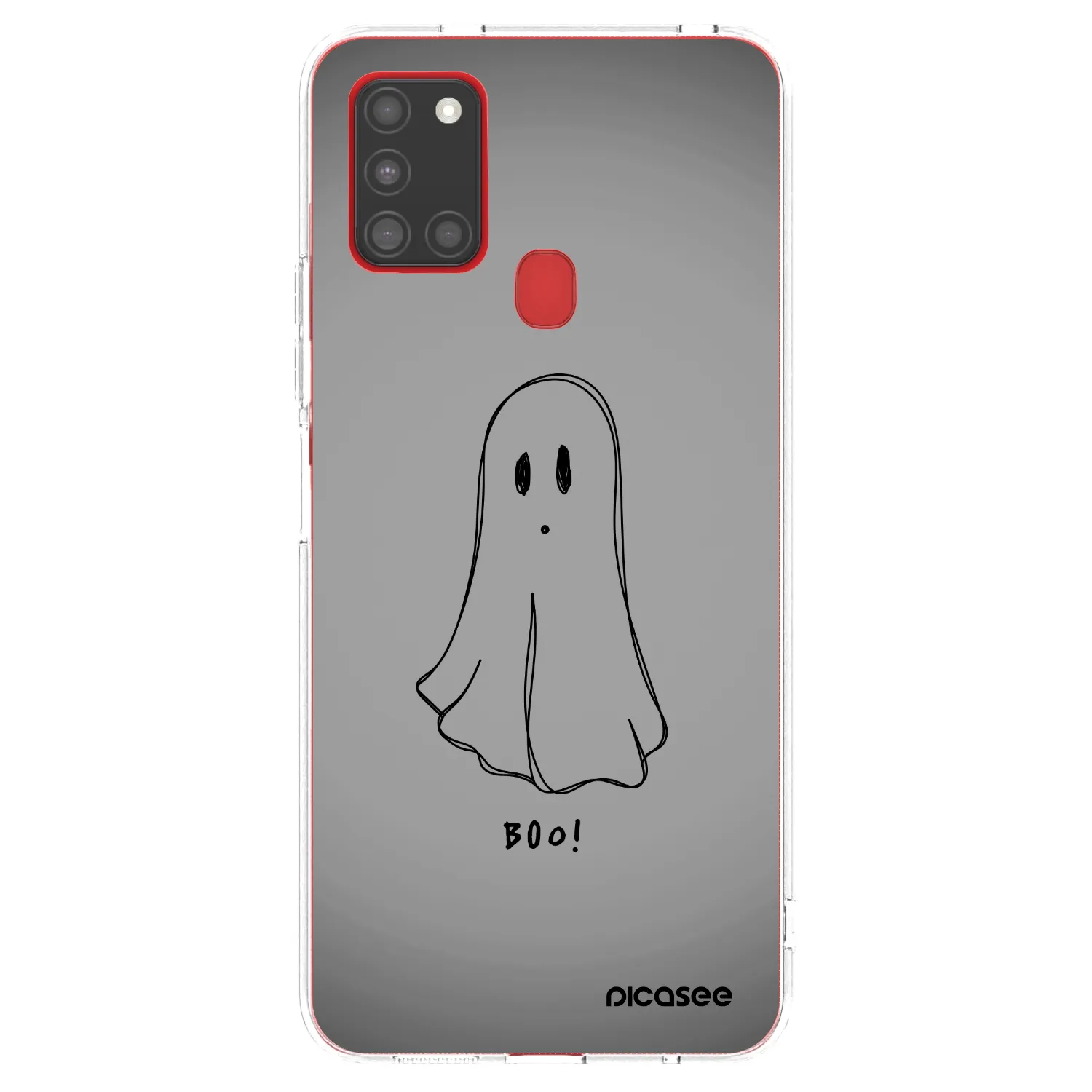 Picasee silikonowe przeźroczyste etui na Samsung Galaxy A21s - Ghost