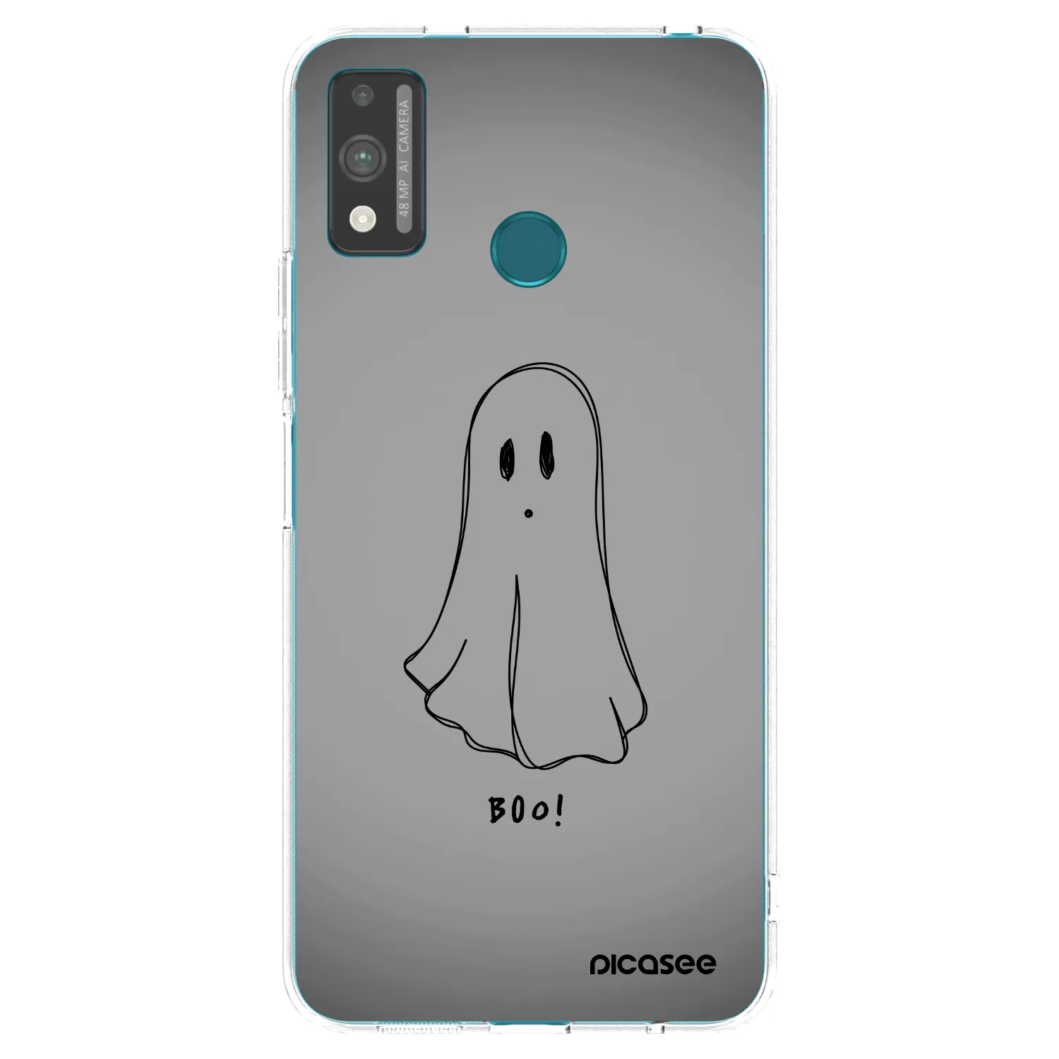 Picasee silikonowe przeźroczyste etui na Honor 9X Lite - Ghost